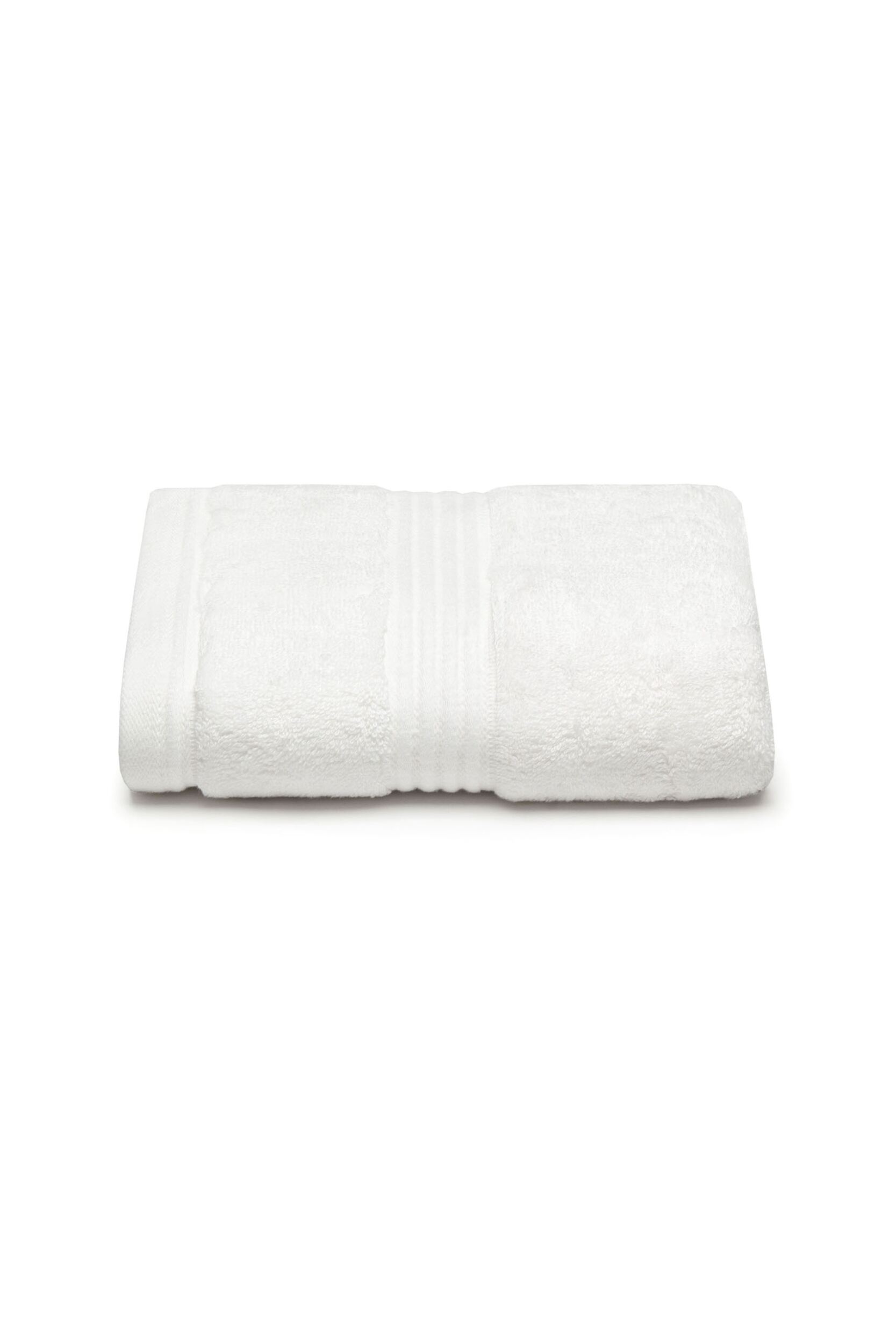 SOCKSHOP Lazy Panda 1 Pack Premium Bamboo 700GSM Super Soft Hand Towel White 50cm x 90cm