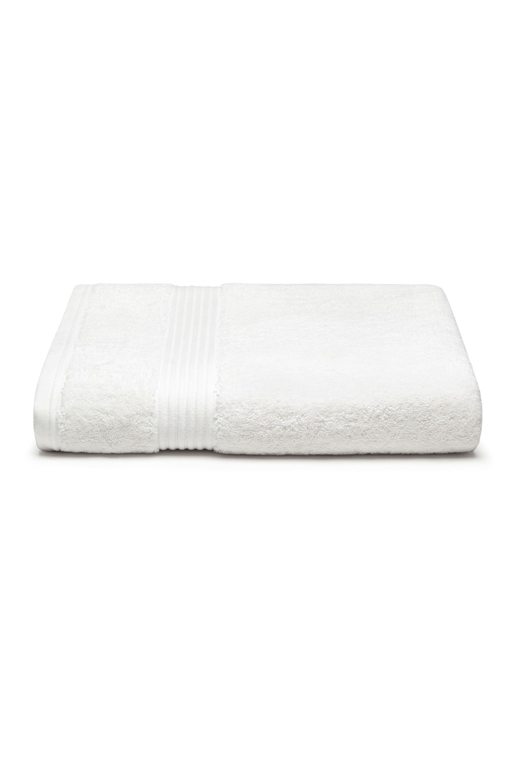 SOCKSHOP Lazy Panda 1 Pack Premium Bamboo 700GSM Super Soft Bath Sheet White 90cm x 170cm