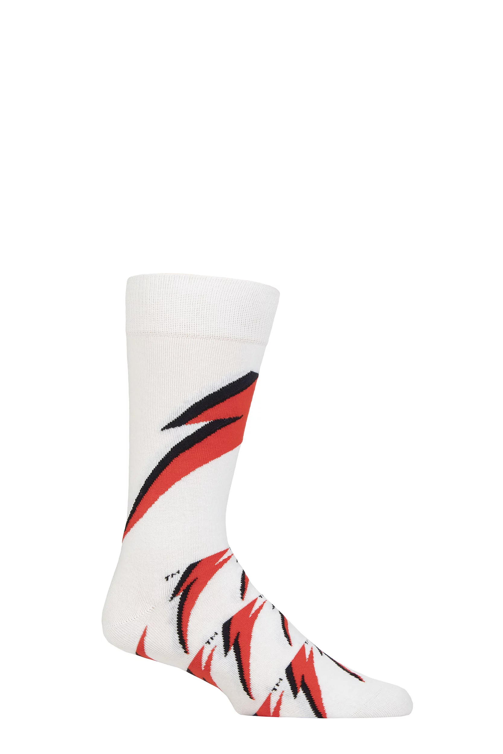 SOCKSHOP Music Collection 1 Pair David Bowie Cotton Socks Flash