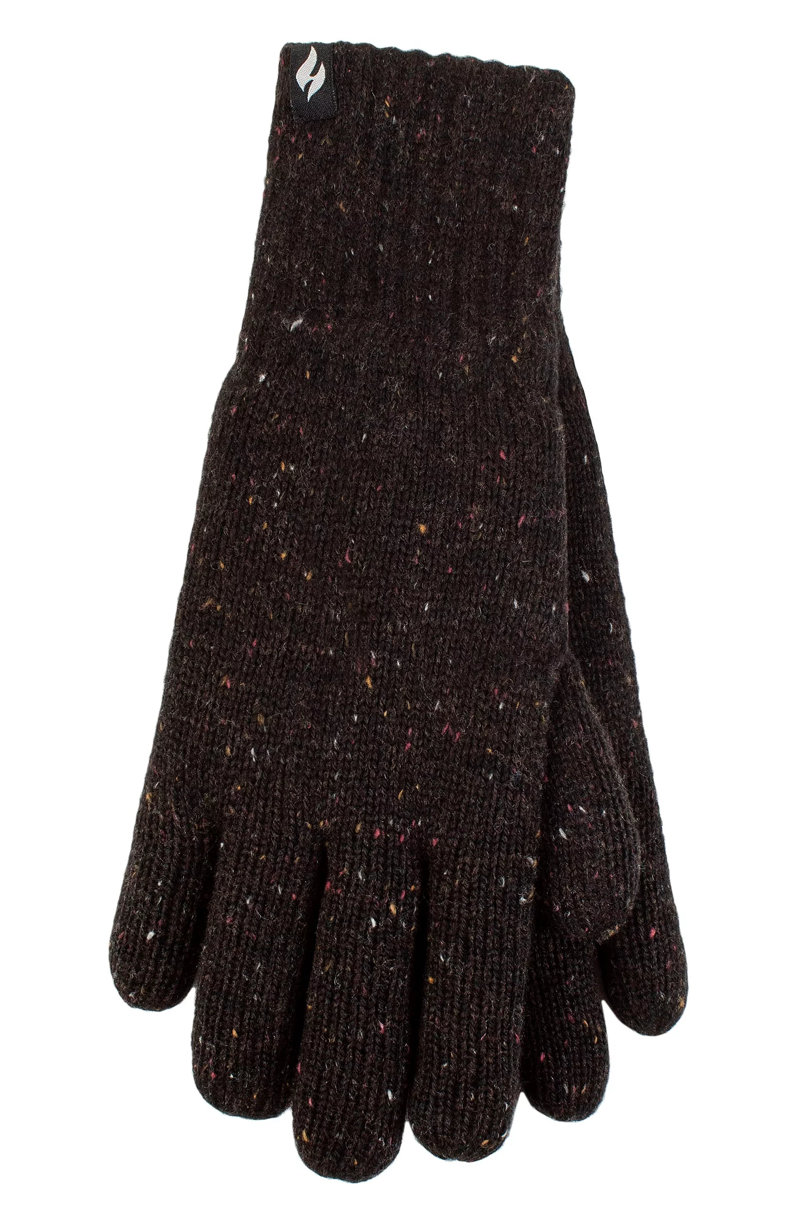 Mens 1 Pair SOCKSHOP Heat Holders Ashton Gloves Black