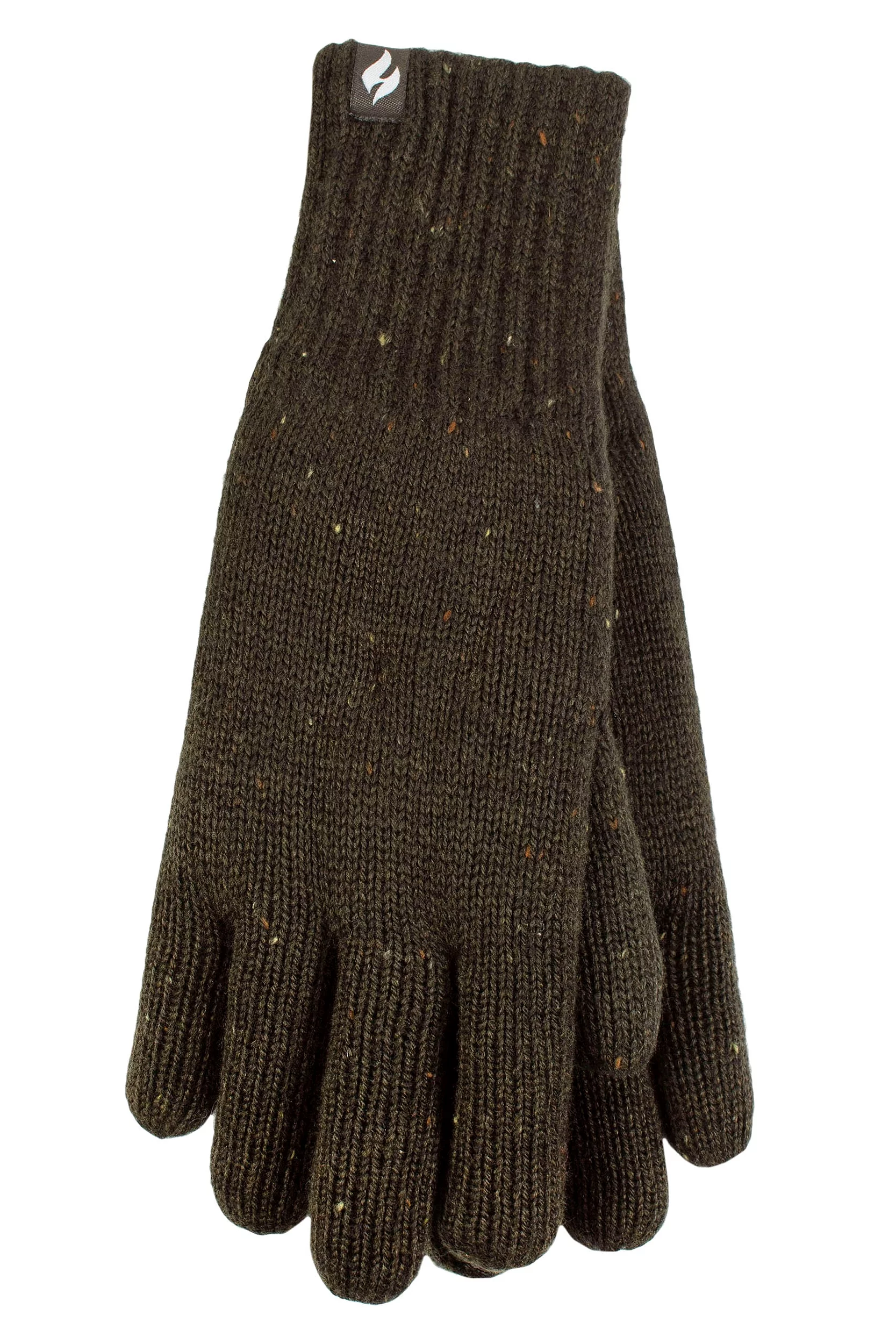 Mens 1 Pair SOCKSHOP Heat Holders Ashton Gloves Khaki