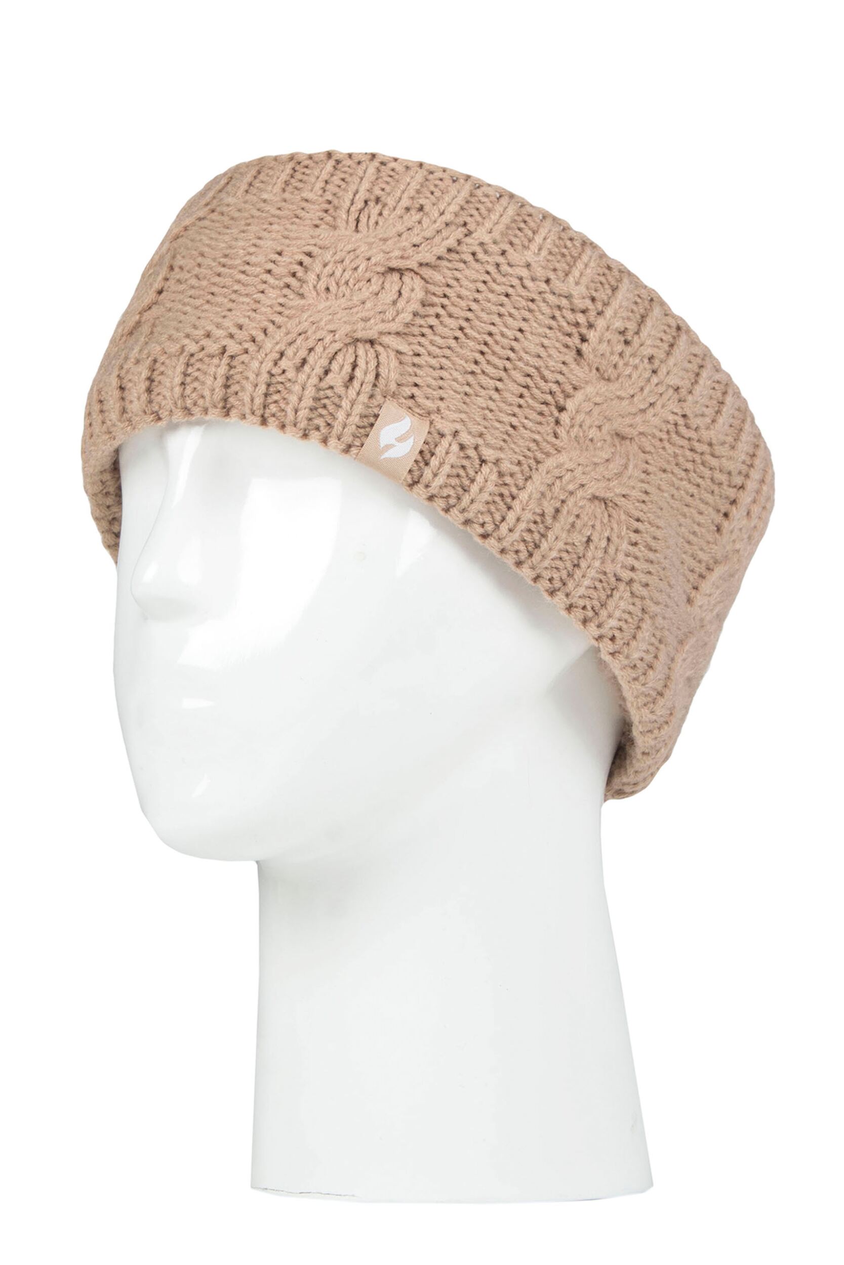 Women's 1 Pack SOCKSHOP Heat Holders Alta Headband Beige One Size