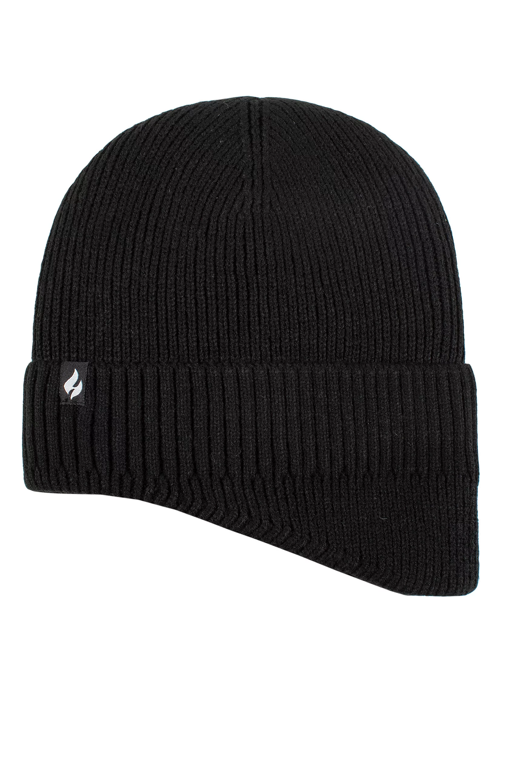 Mens 1 Pack SOCKSHOP Heat Holders Expedition Drop Neck Hat Black