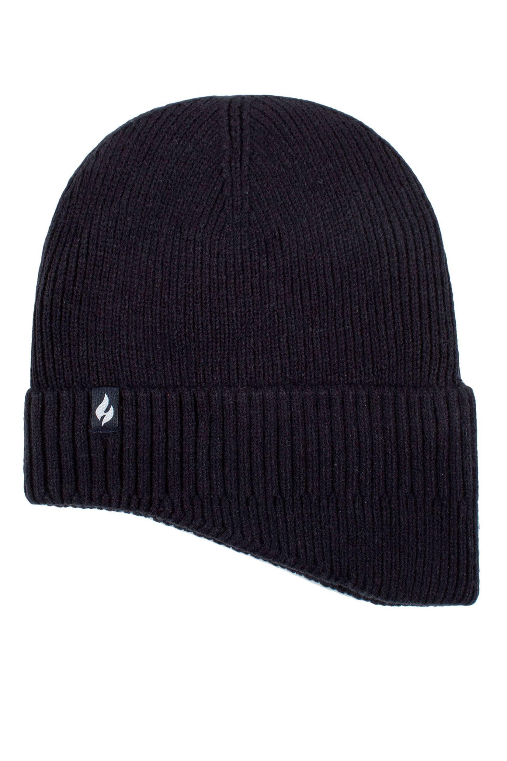 Mens 1 Pack SOCKSHOP Heat Holders Expedition Drop Neck Hat Navy One Size