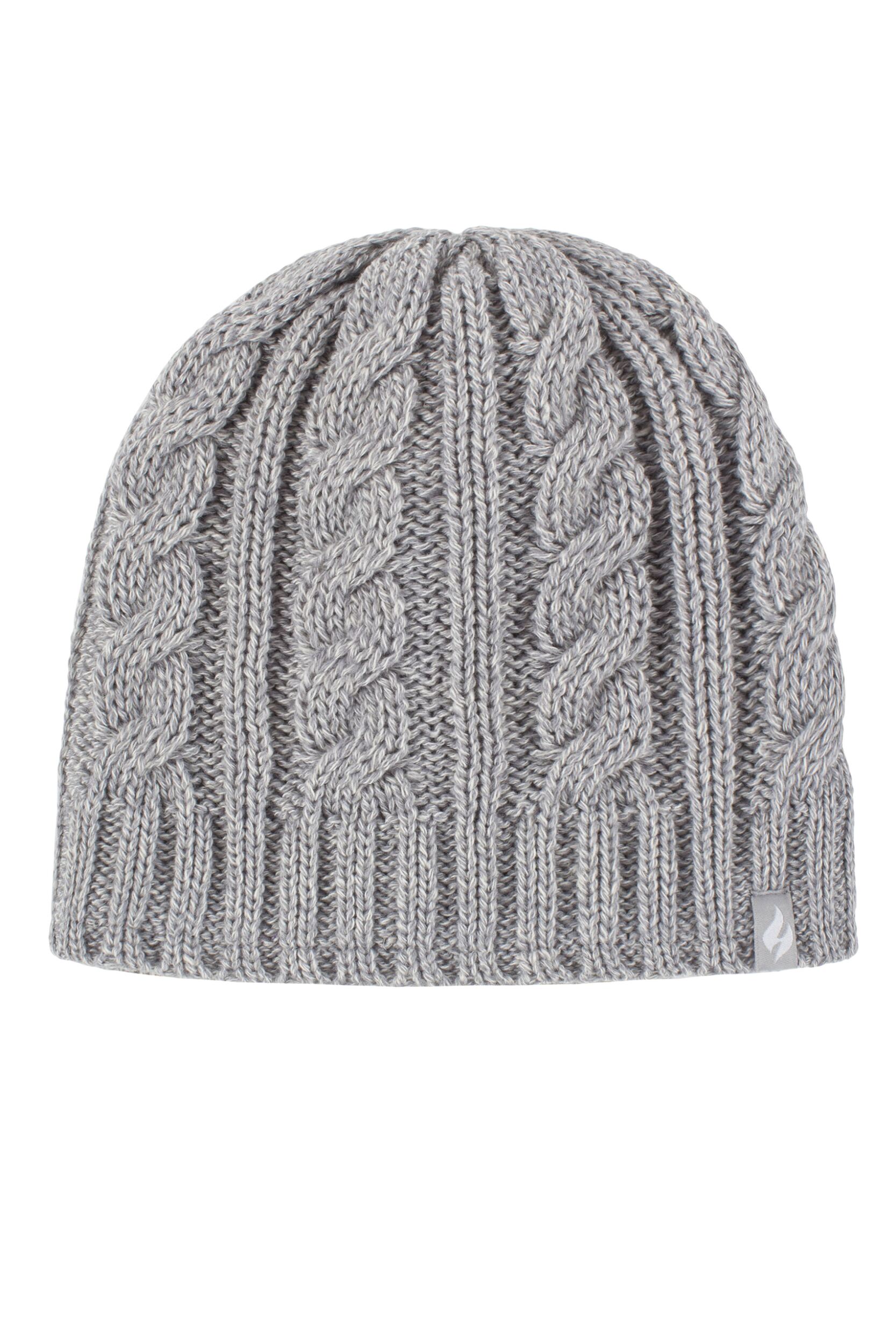 Image of 1 Pack Light Grey 4.7 Tog Heatweaver Yarn Hat Ladies One Size - Heat Holders