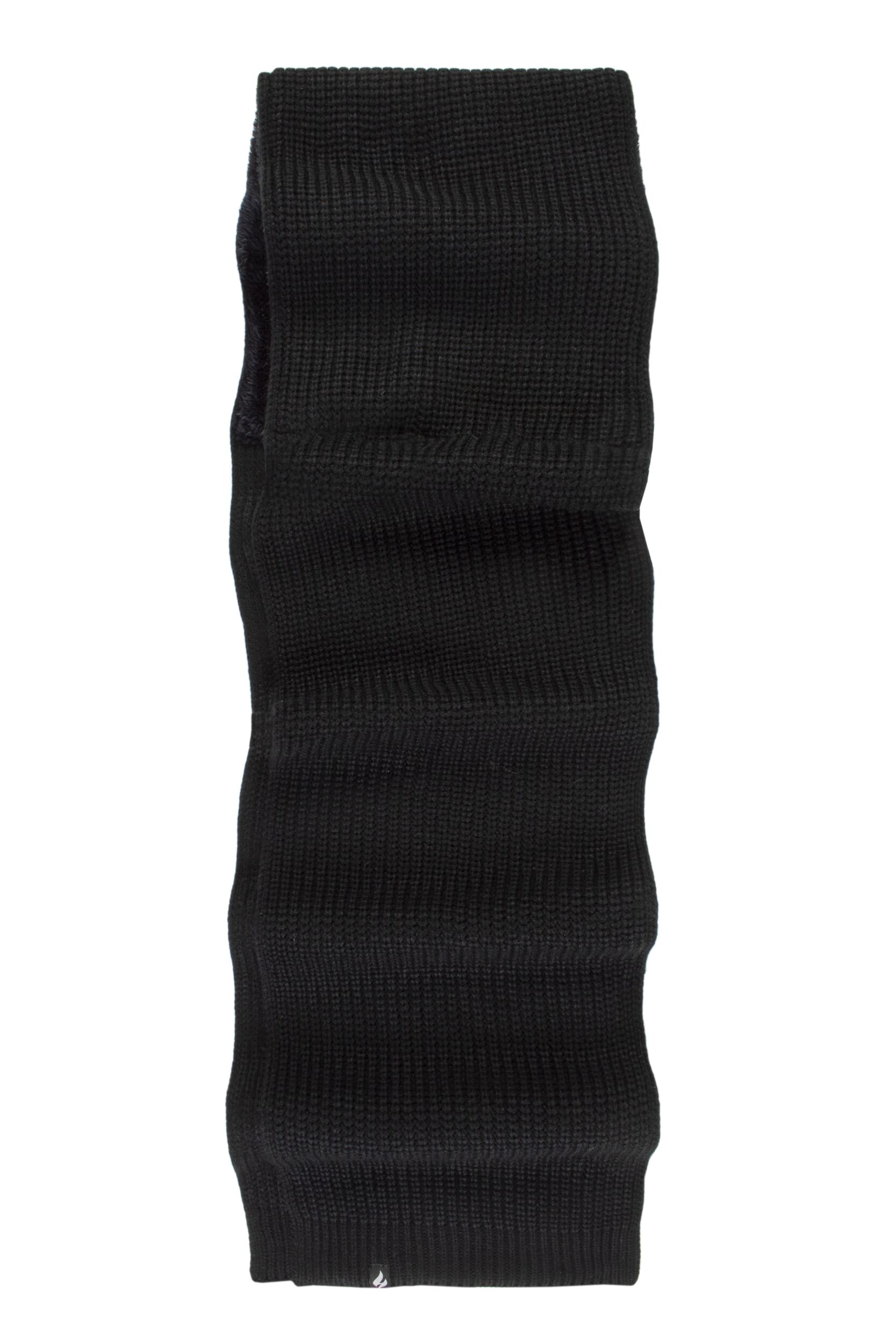 Mens 1 Pack SOCKSHOP Heat Holders Ryten Scarf Black One Size