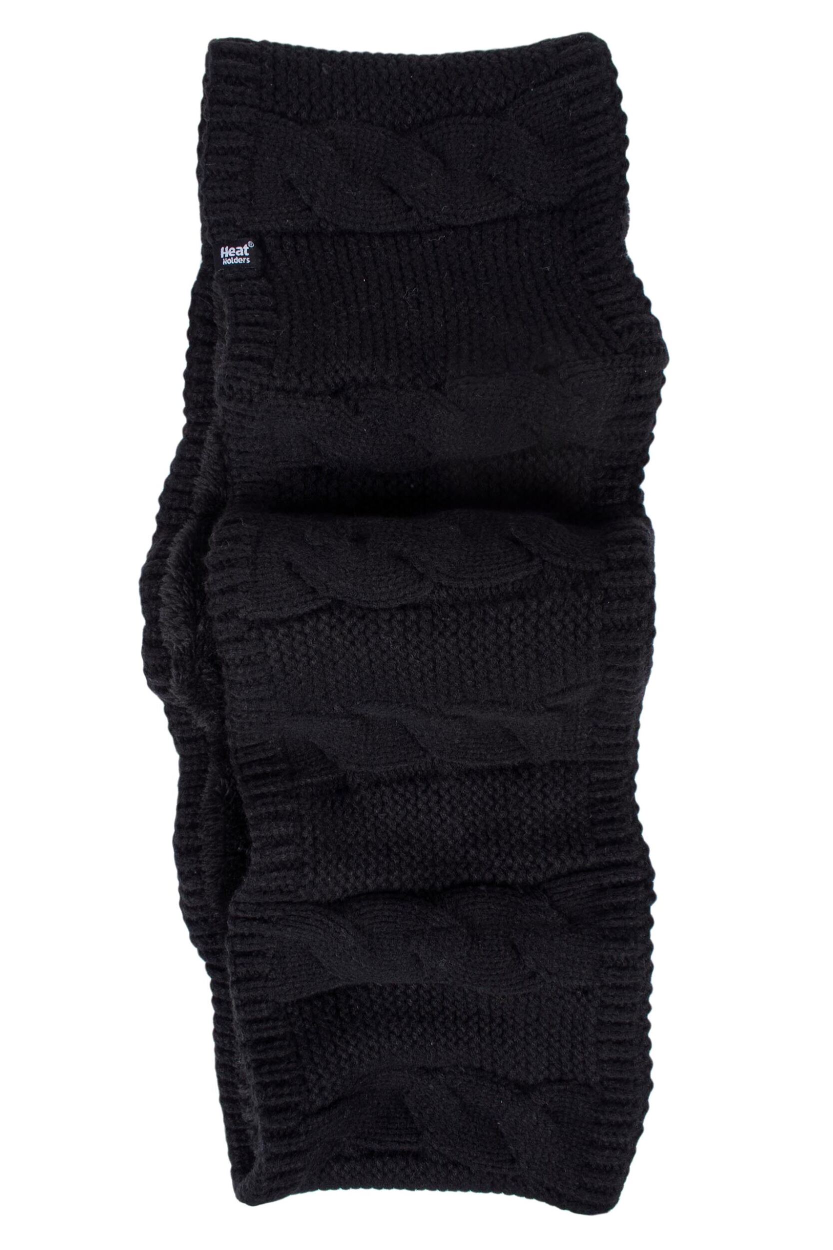 Women's 1 Pack SOCKSHOP Heat Holders Kalma Infinity Scarf Black One Size