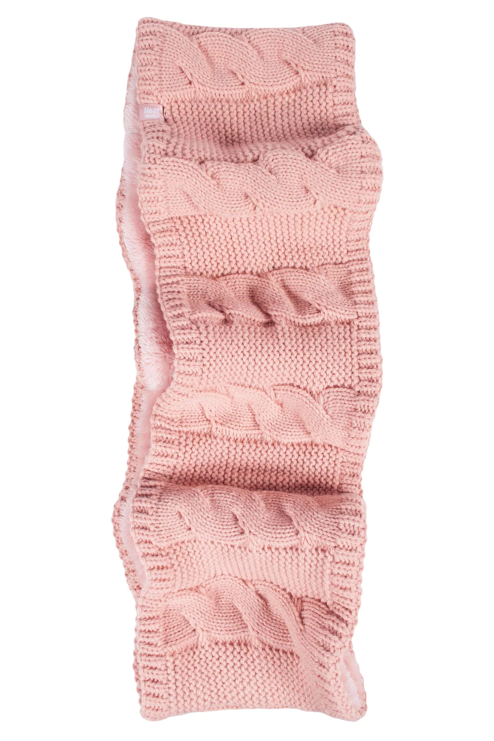 Women's 1 Pack SOCKSHOP Heat Holders Kalma Infinity Scarf Coral