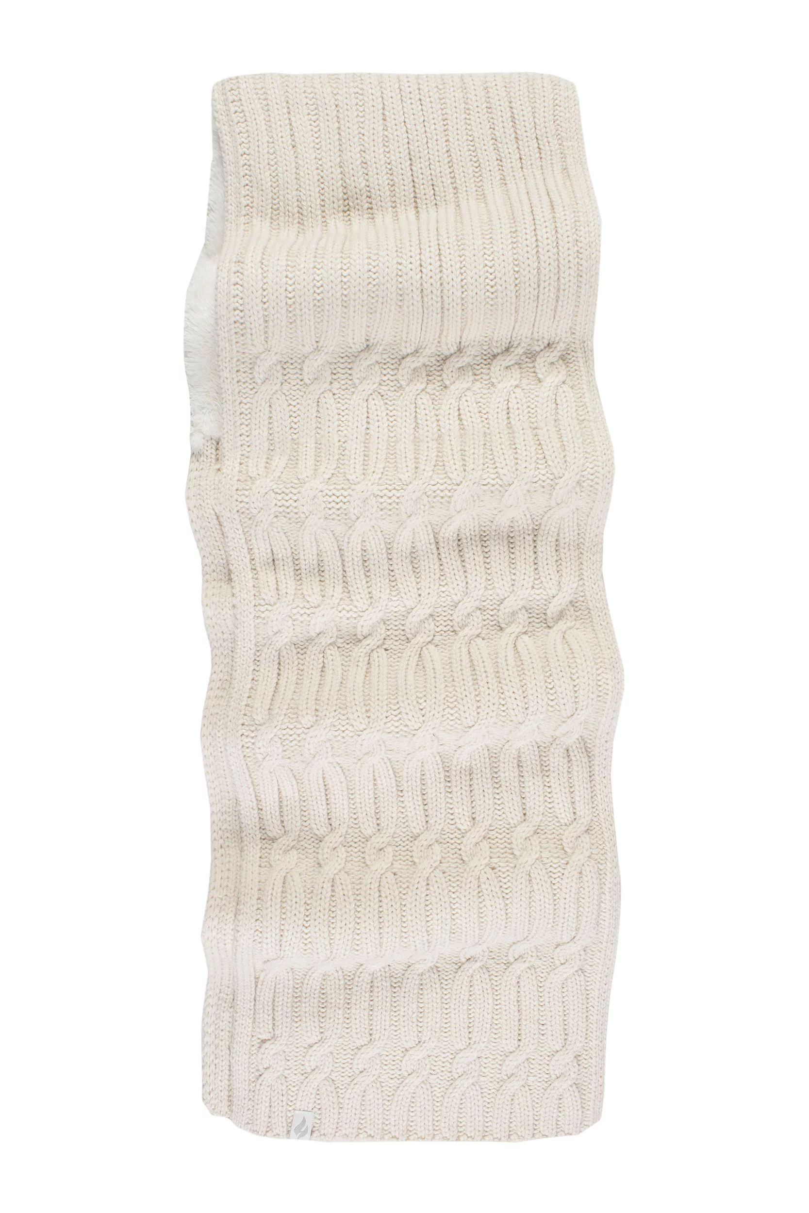 Women's 1 Pack SOCKSHOP Heat Holders Ulriken Scarf Cream