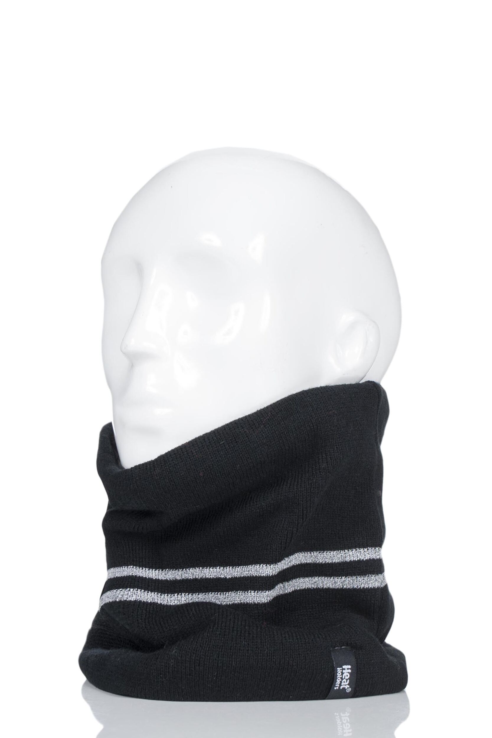 1 Pack Black Workforce Neck Warmer Unisex One Size - Heat Holders