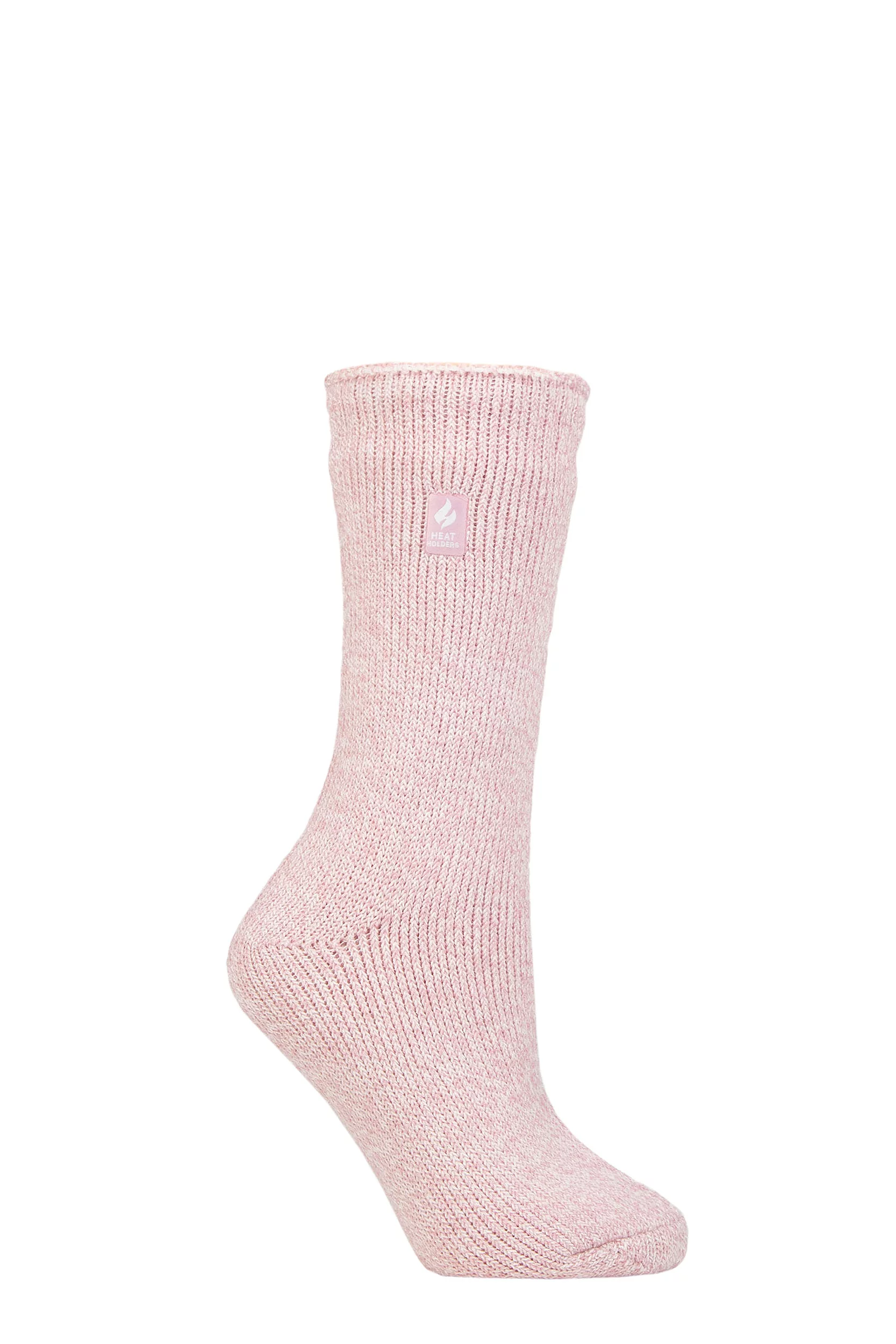 Women's 1 Pair SOCKSHOP Original Heat Holders 2.3 TOG Thermal Socks Rose Blush 4-8 Ladies