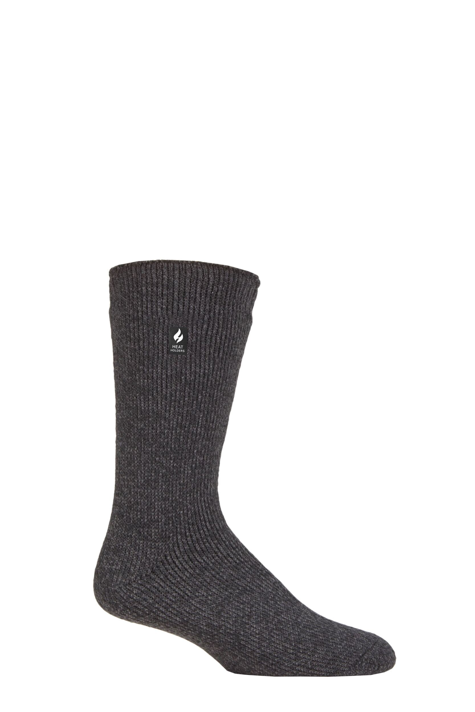1 Pair Charcoal Original Thermal Socks Men's 6-11 Mens - Heat Holders