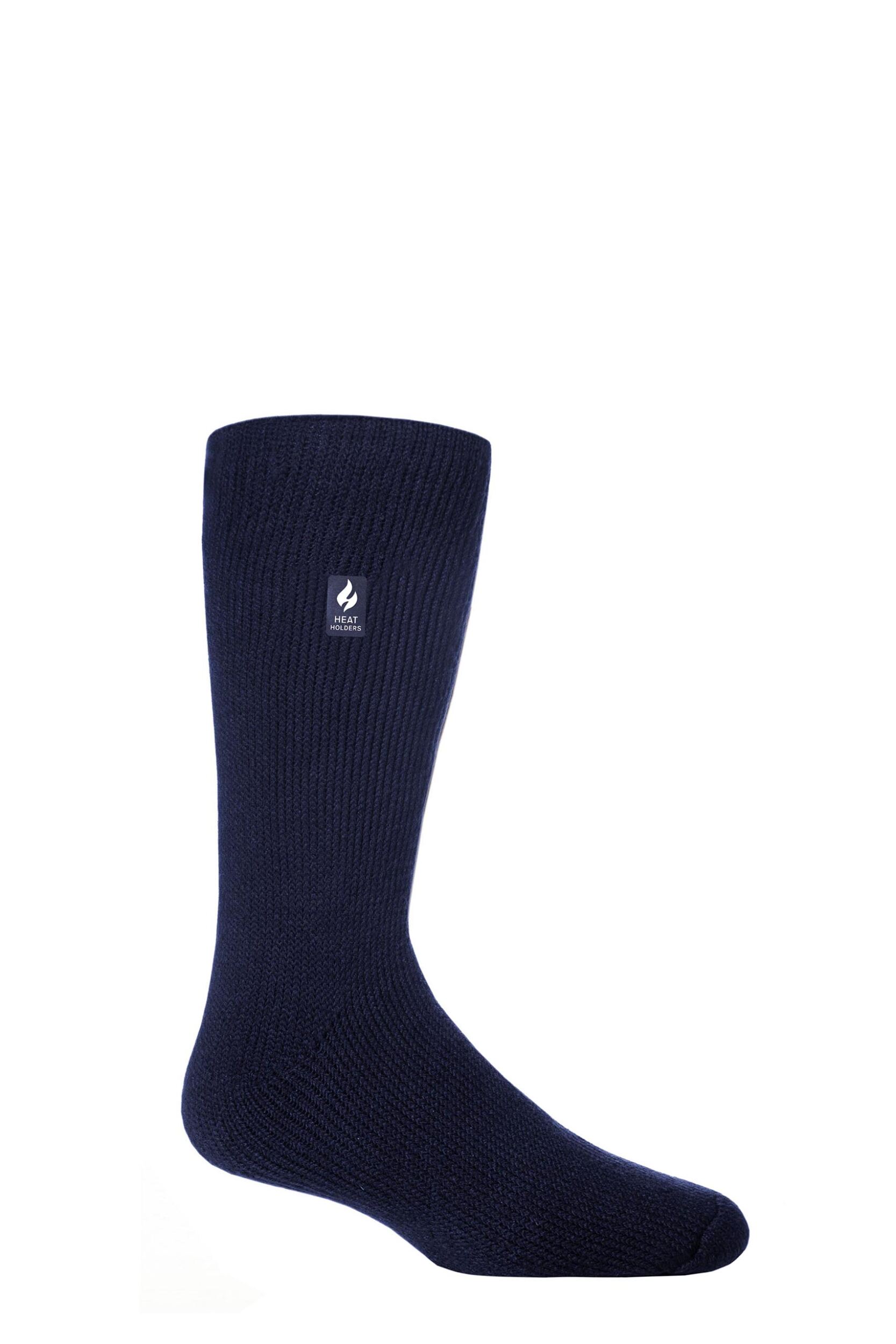 Mens 1 Pair SOCKSHOP Original Heat Holders 2.3 TOG Thermal Socks Navy 6-11