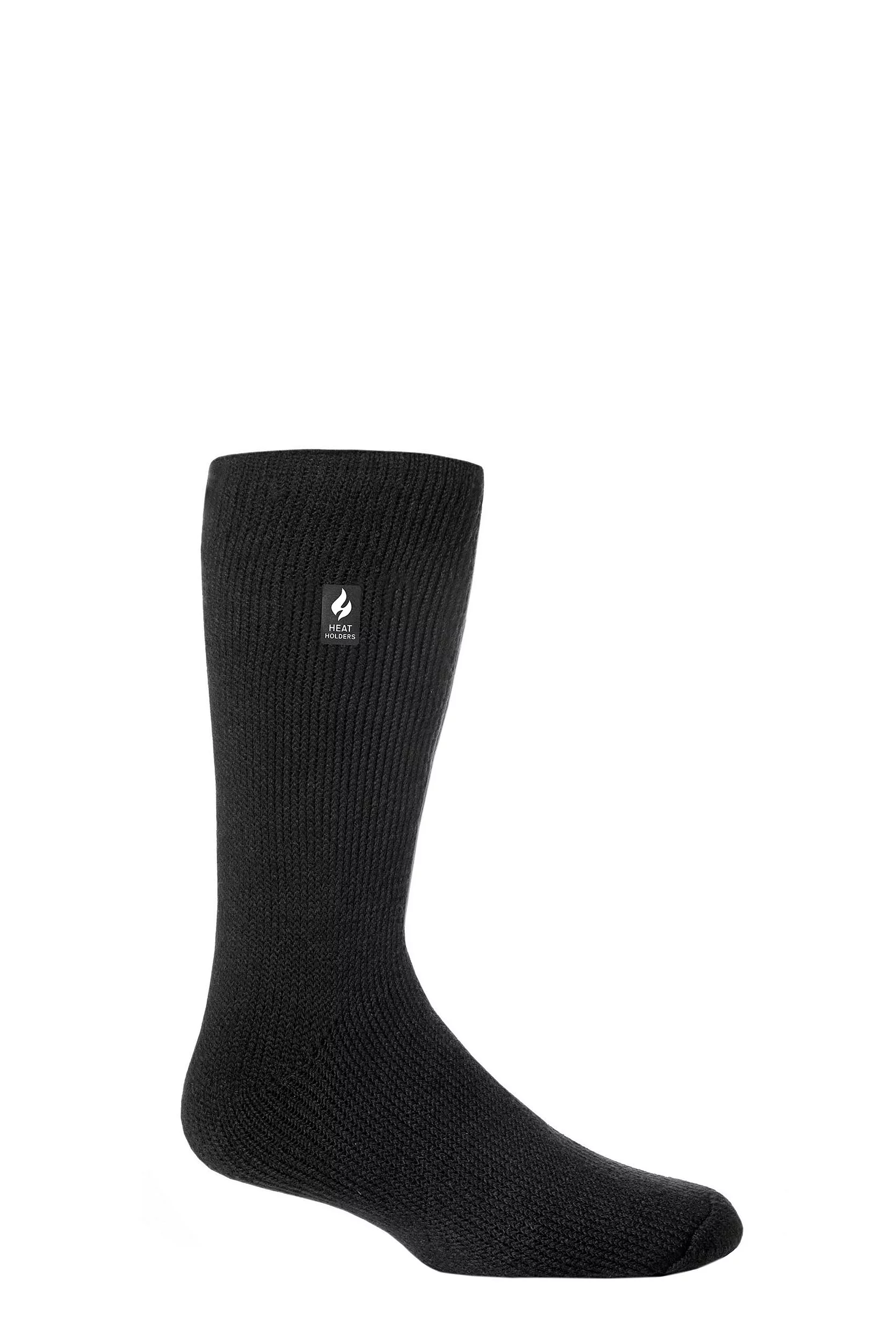 Mens 1 Pair SOCKSHOP Original Heat Holders 2.3 TOG Thermal Socks Black 12