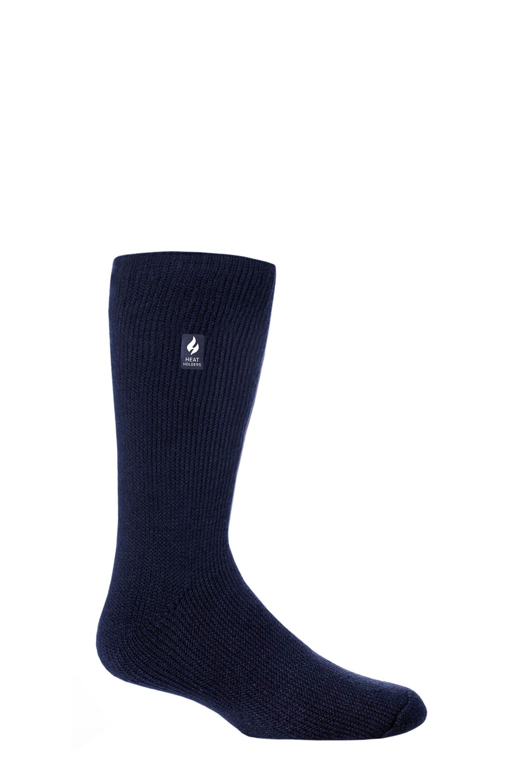1 Pair Navy Original Thermal Socks Men's 12-14 Mens - Heat Holders