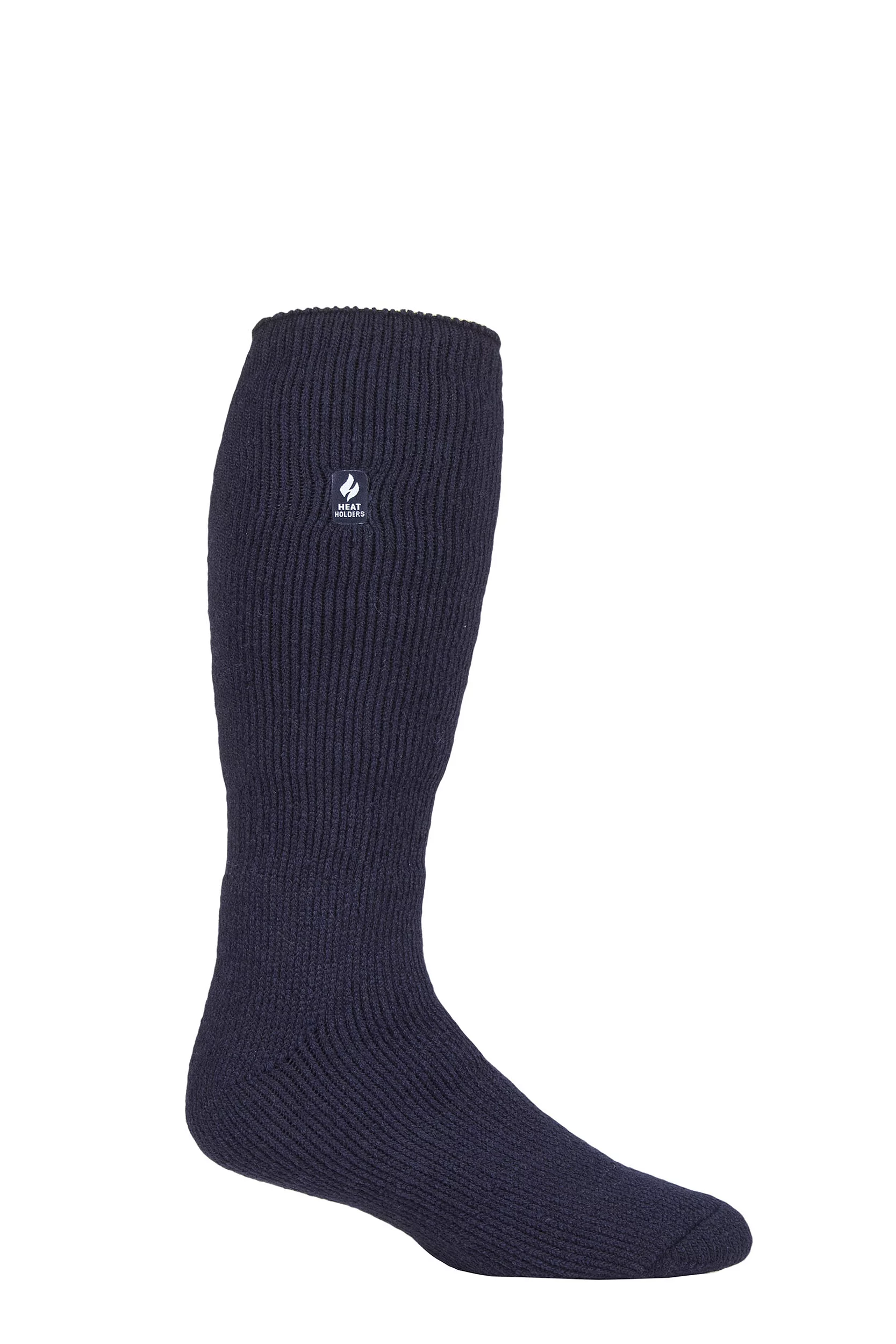 1 Pair Navy Long Thermal Socks Men's 6-11 Mens - Heat Holders