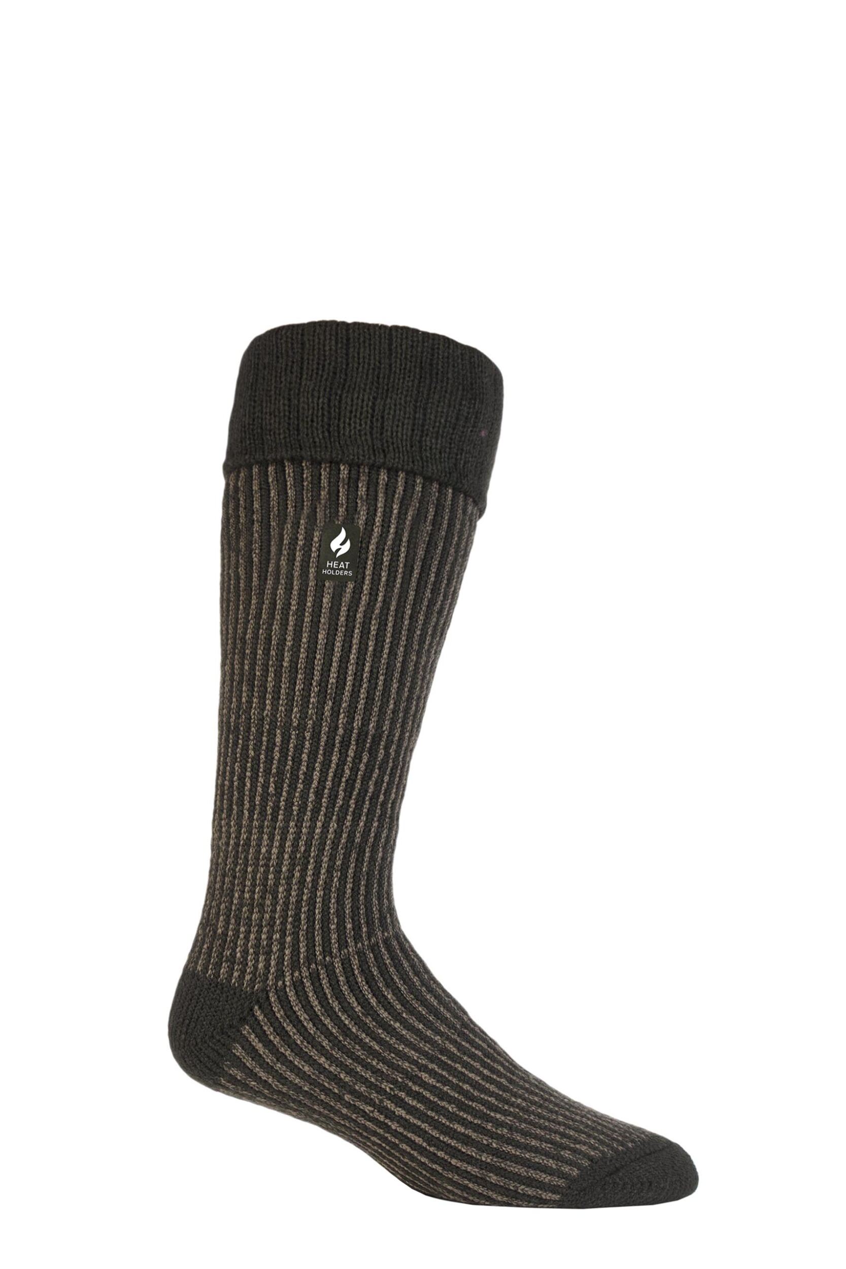 1 Pair Forest Green 2.3 TOG Thermal Boot Socks Men's 6-11 Mens - Heat Holders