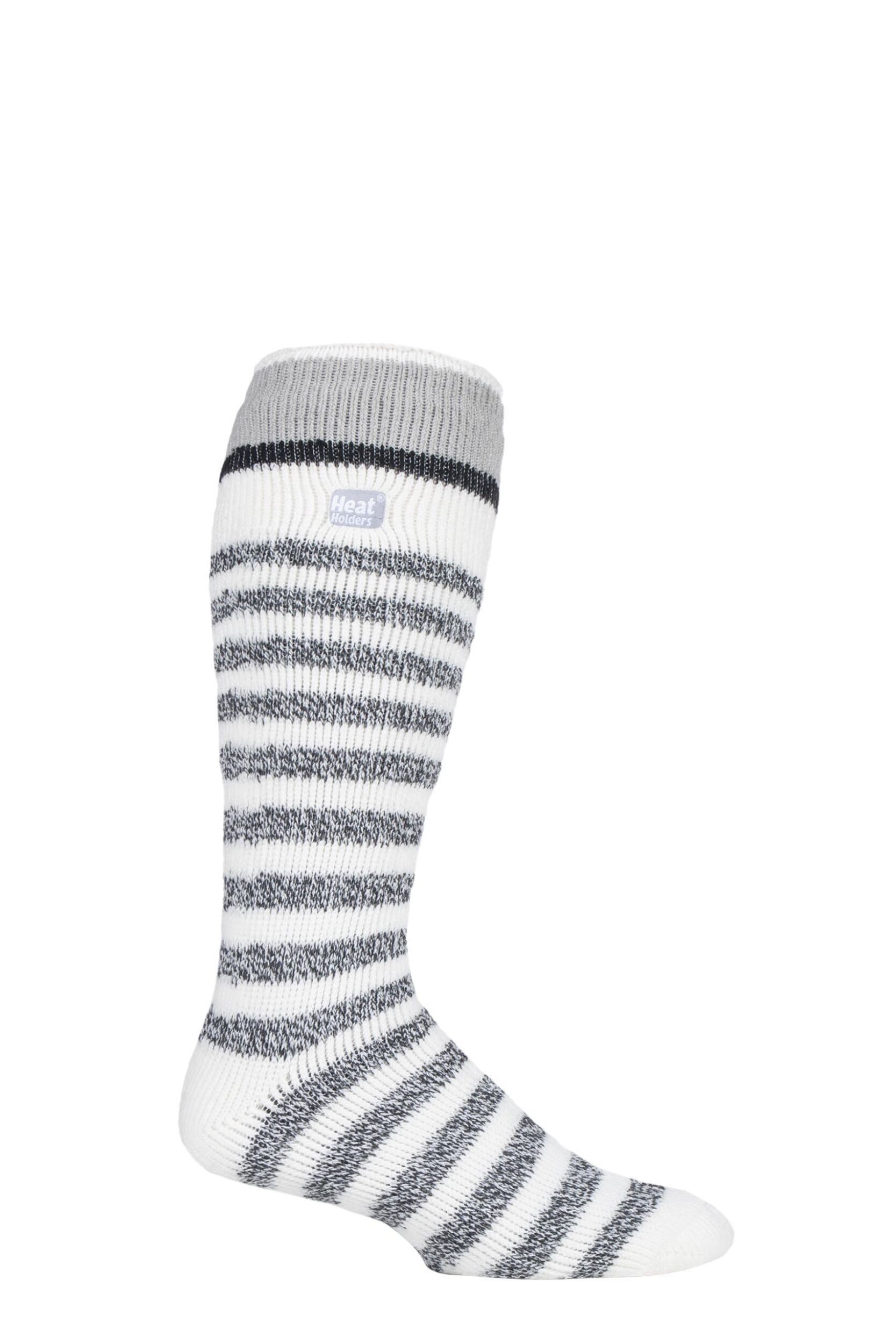 1 Pair Cream 2.3 TOG Ski Socks Men's 6-11 Mens - Heat Holders