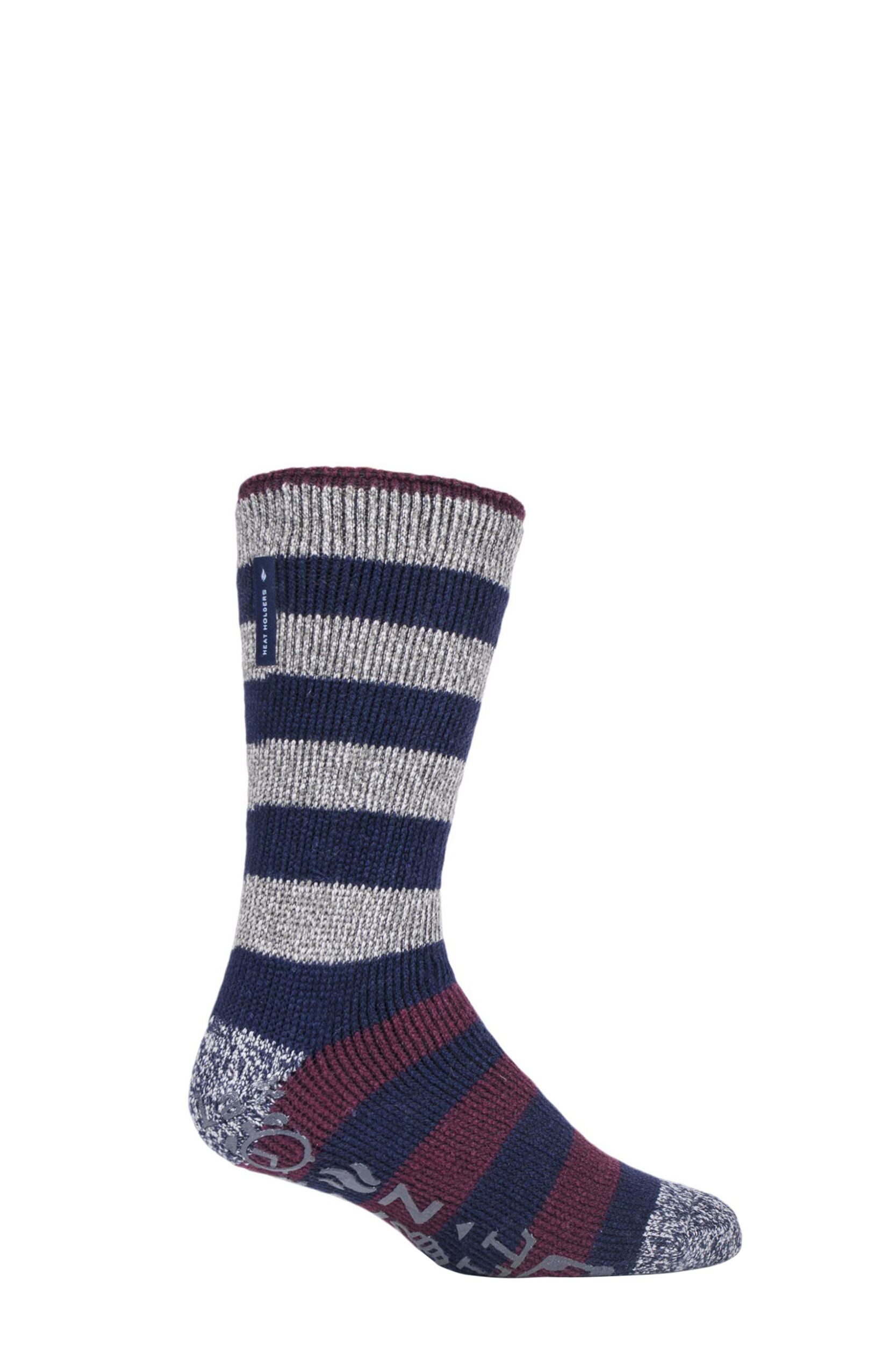 1 Pair Grey Oakley Lounge Socks Men's 6-11 Mens - Heat Holders
