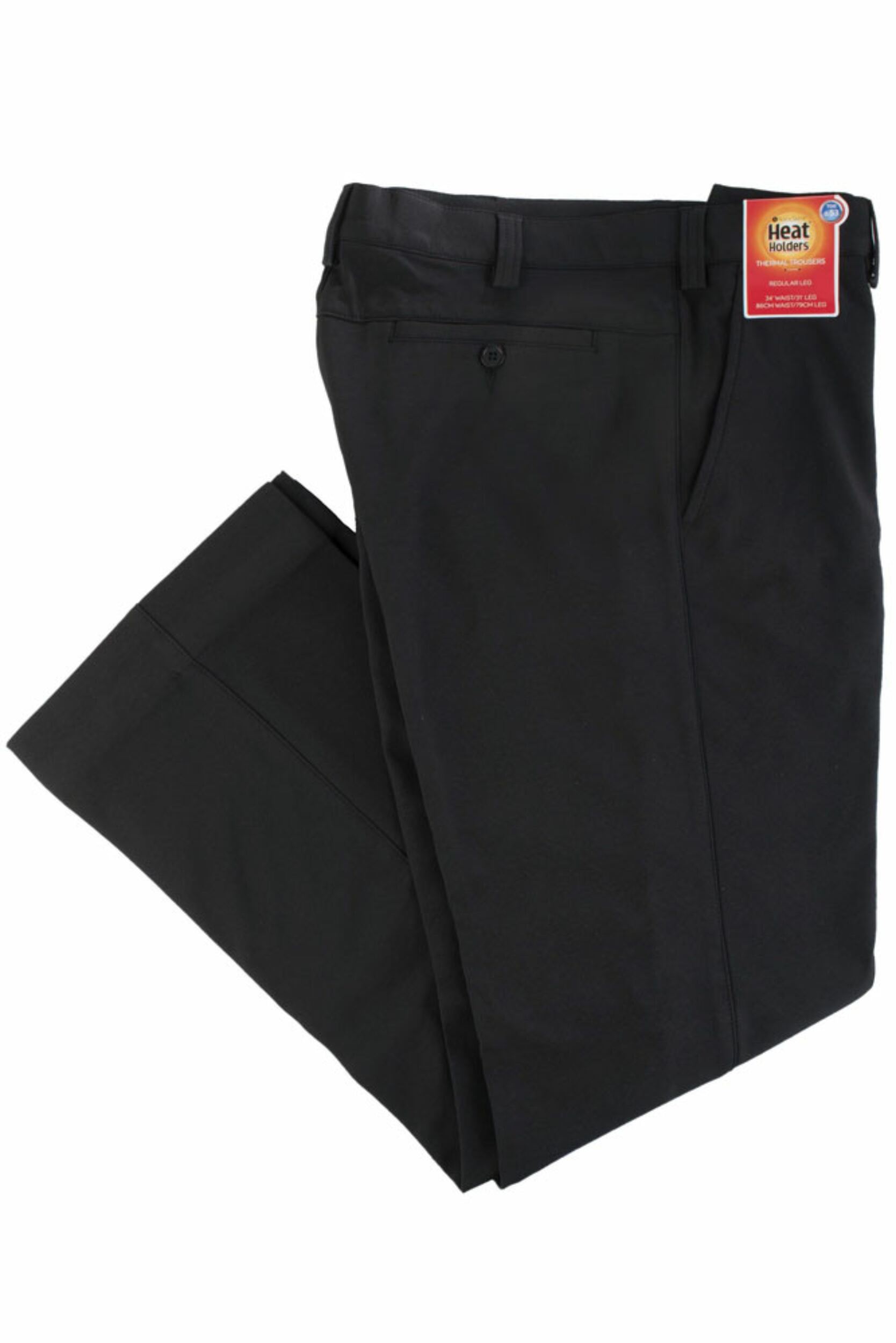 Image of 1 Pack Black 0.53 TOG Thermal Trousers Men's W38 L31 - Heat Holders