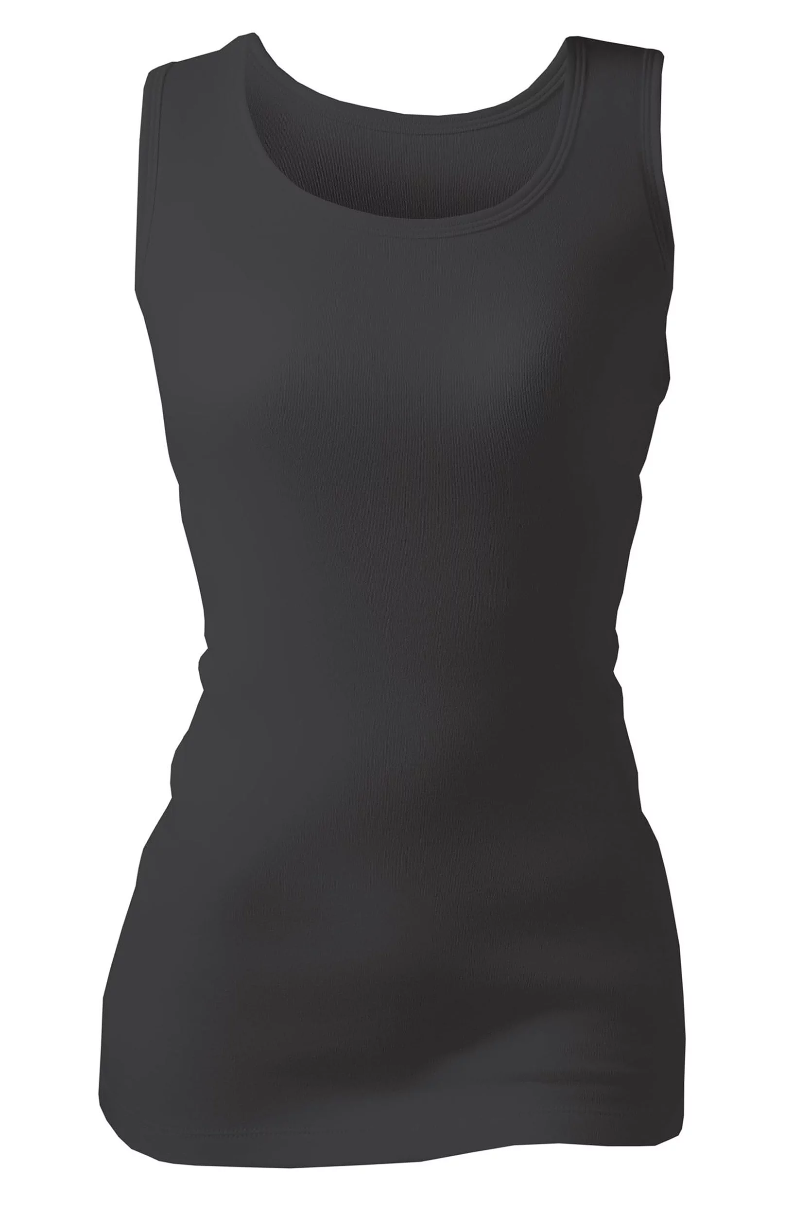 Women's 1 Pack SOCKSHOP Heat Holders 0.45 TOG Sleeveless Vest Black