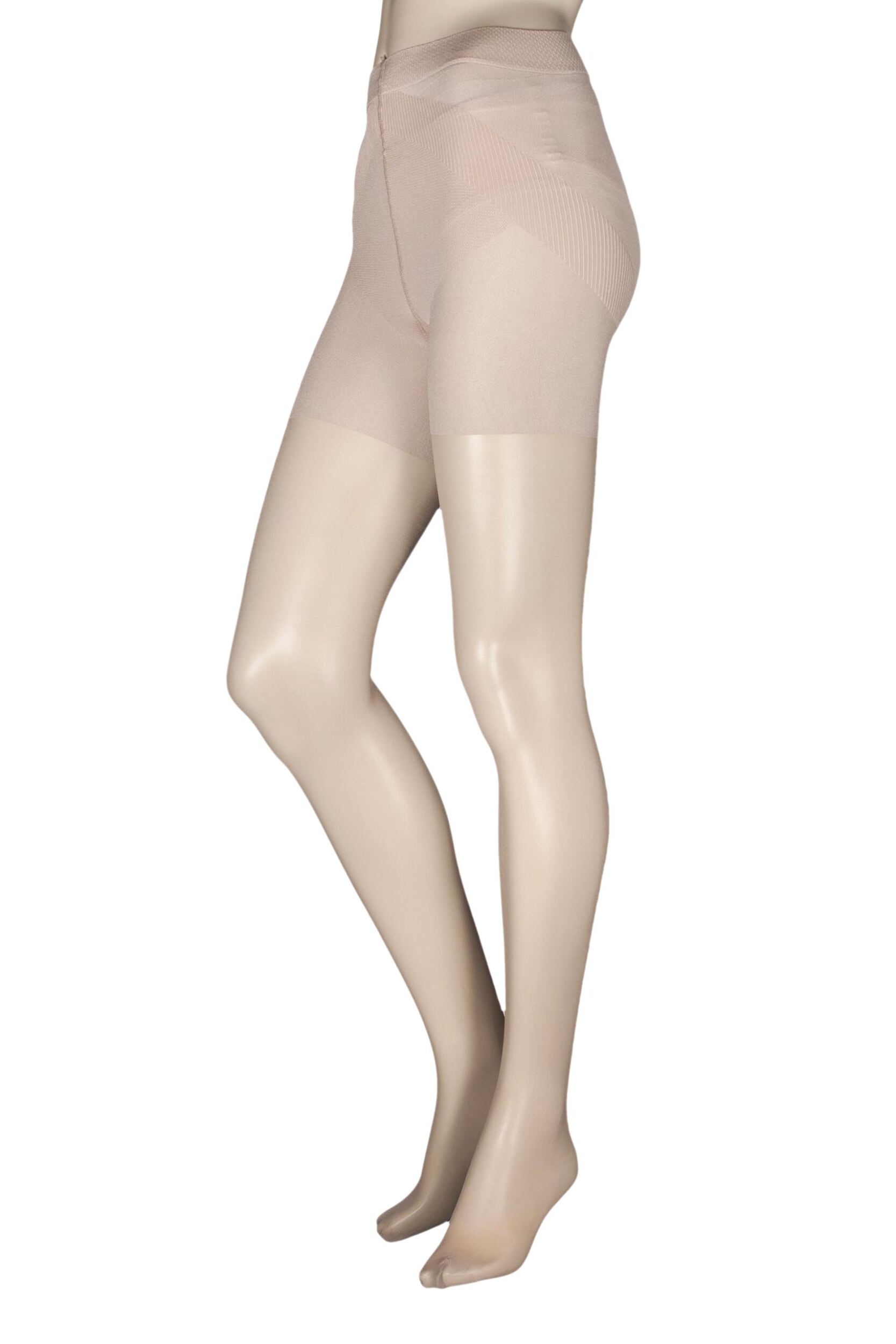 1 Pair Natural Killer Figure Bum/Tum/Thigh Control Tight Ladies Extra Large - Charnos