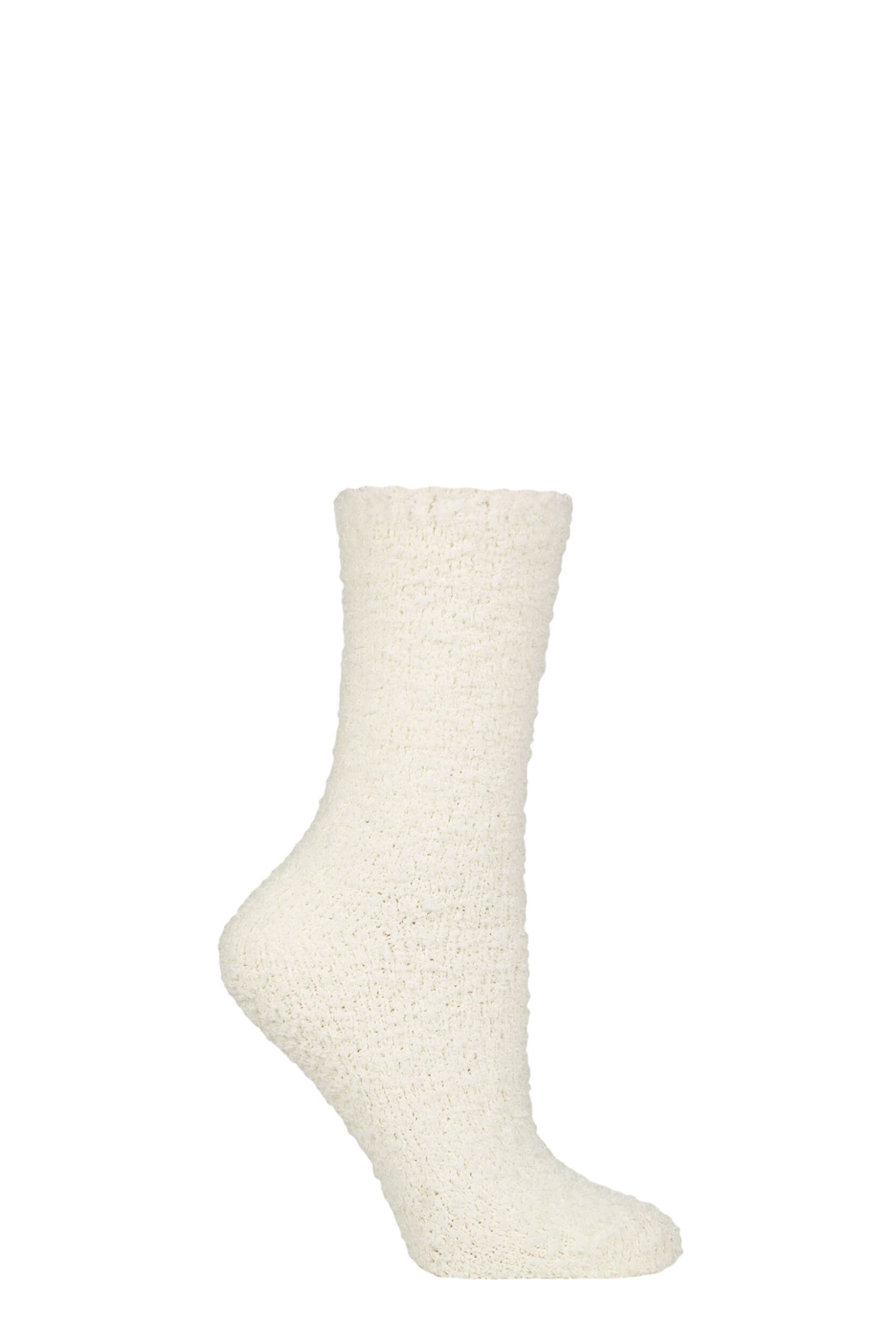 Women's 1 Pair Charnos Home Cosy Socks Cream One Size