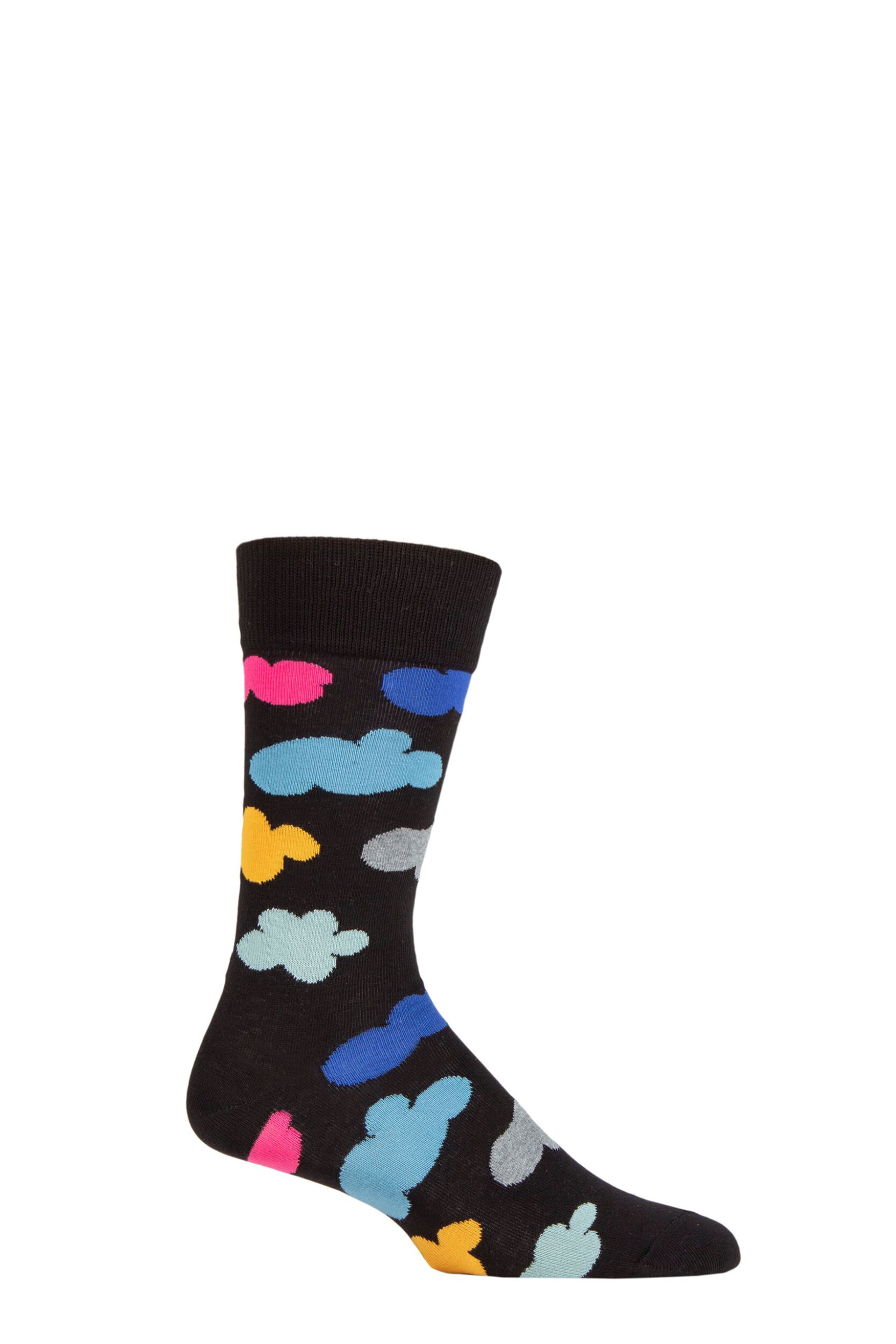 Happy Socks 1 Pair Cloudy Socks Multi 7.5-11.5 Unisex