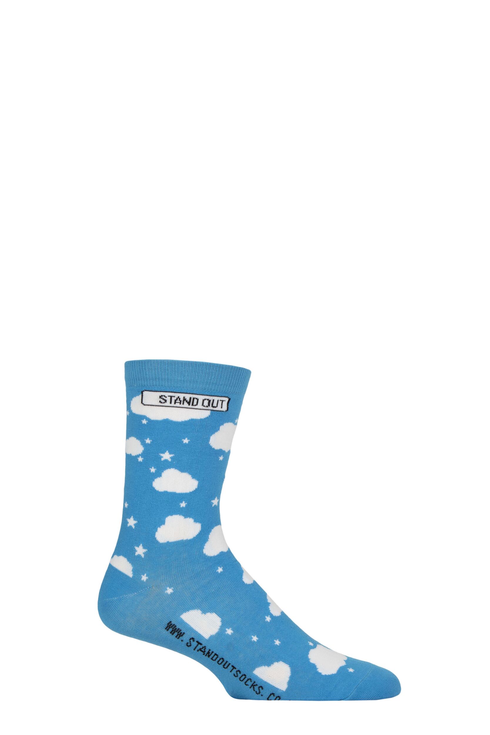Stand Out Socks 1 Pair Cloud Nine Cotton Socks Clouds 3-7