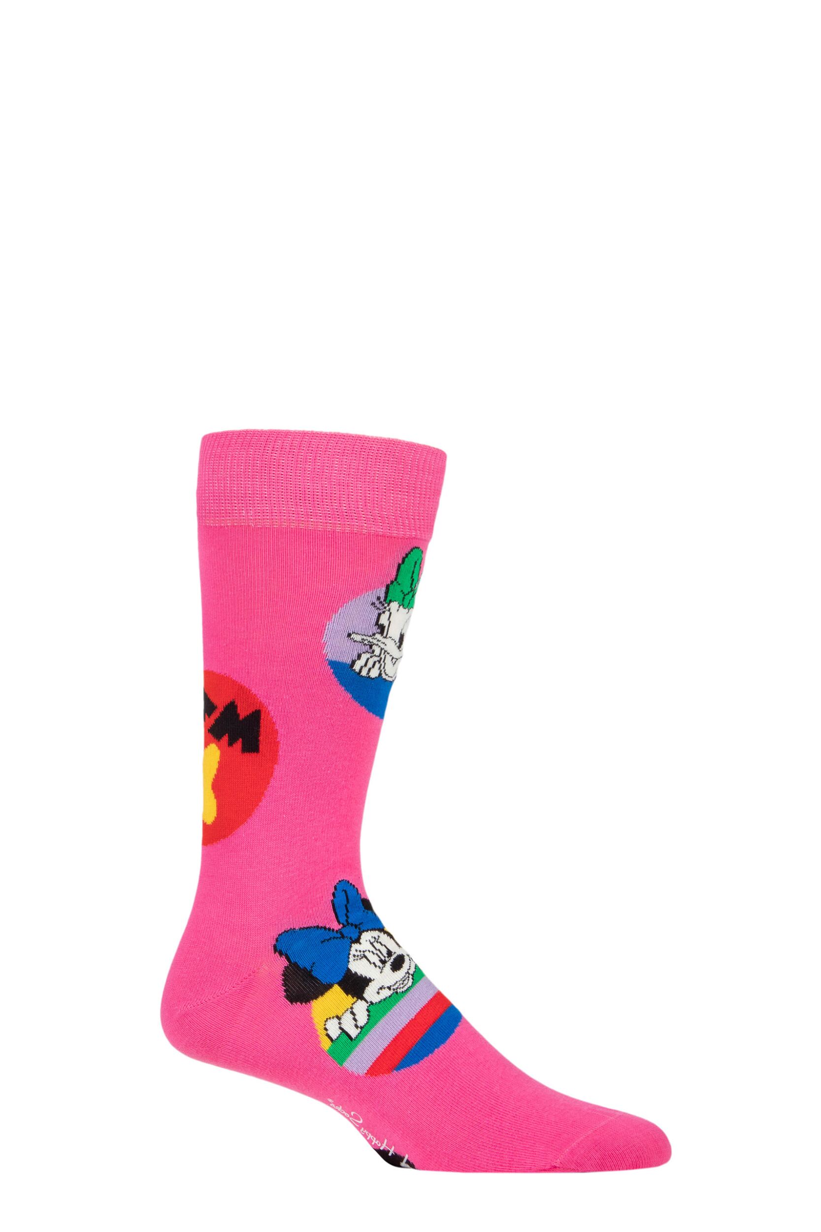 Happy Socks 1 Pair Disney Daisy & Minnie Dot Socks Multi 7.5-11.5 Unisex
