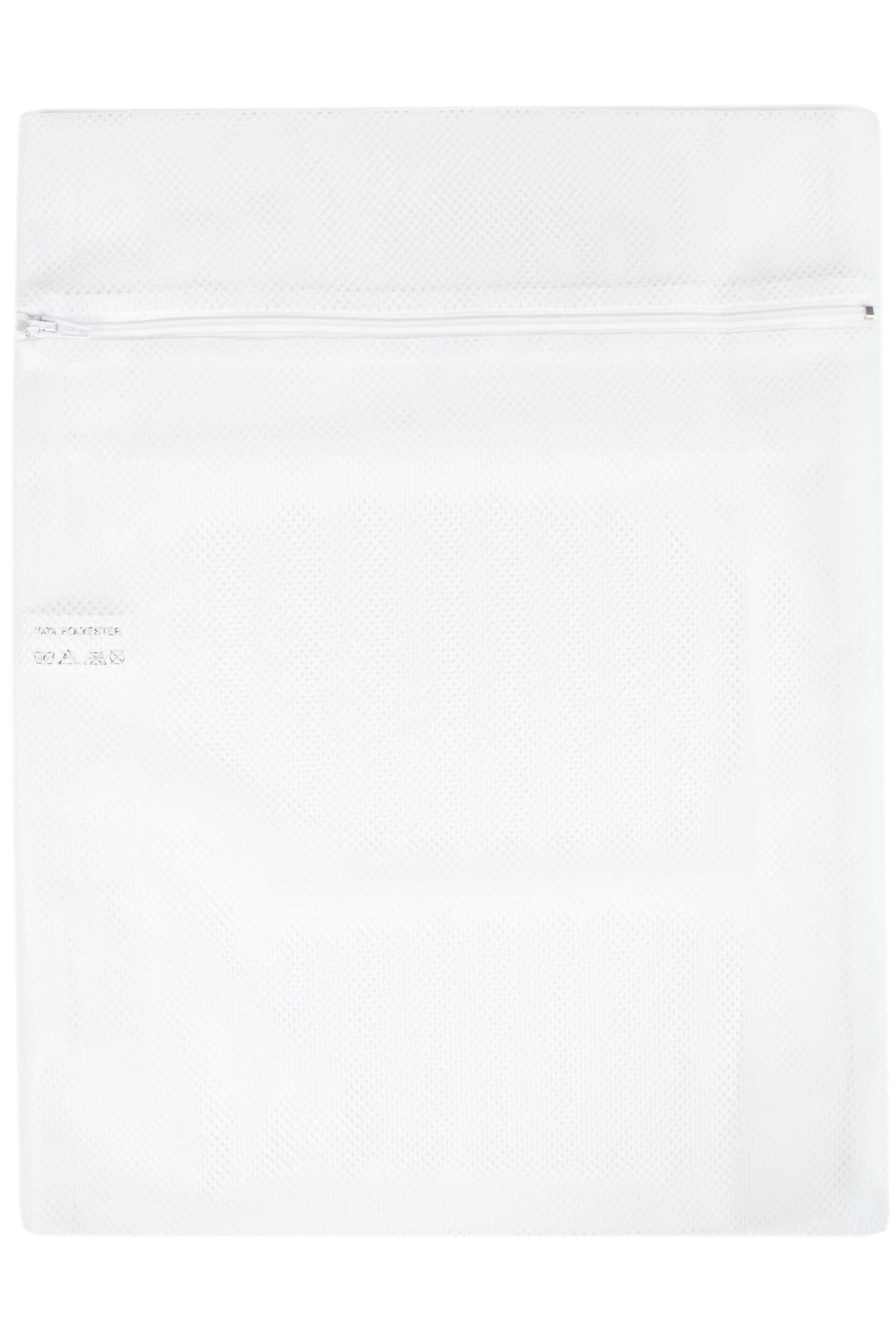 Image of Pack White Wash Bag For Hosiery And Delicates With Zip Ladies One Size - Levante