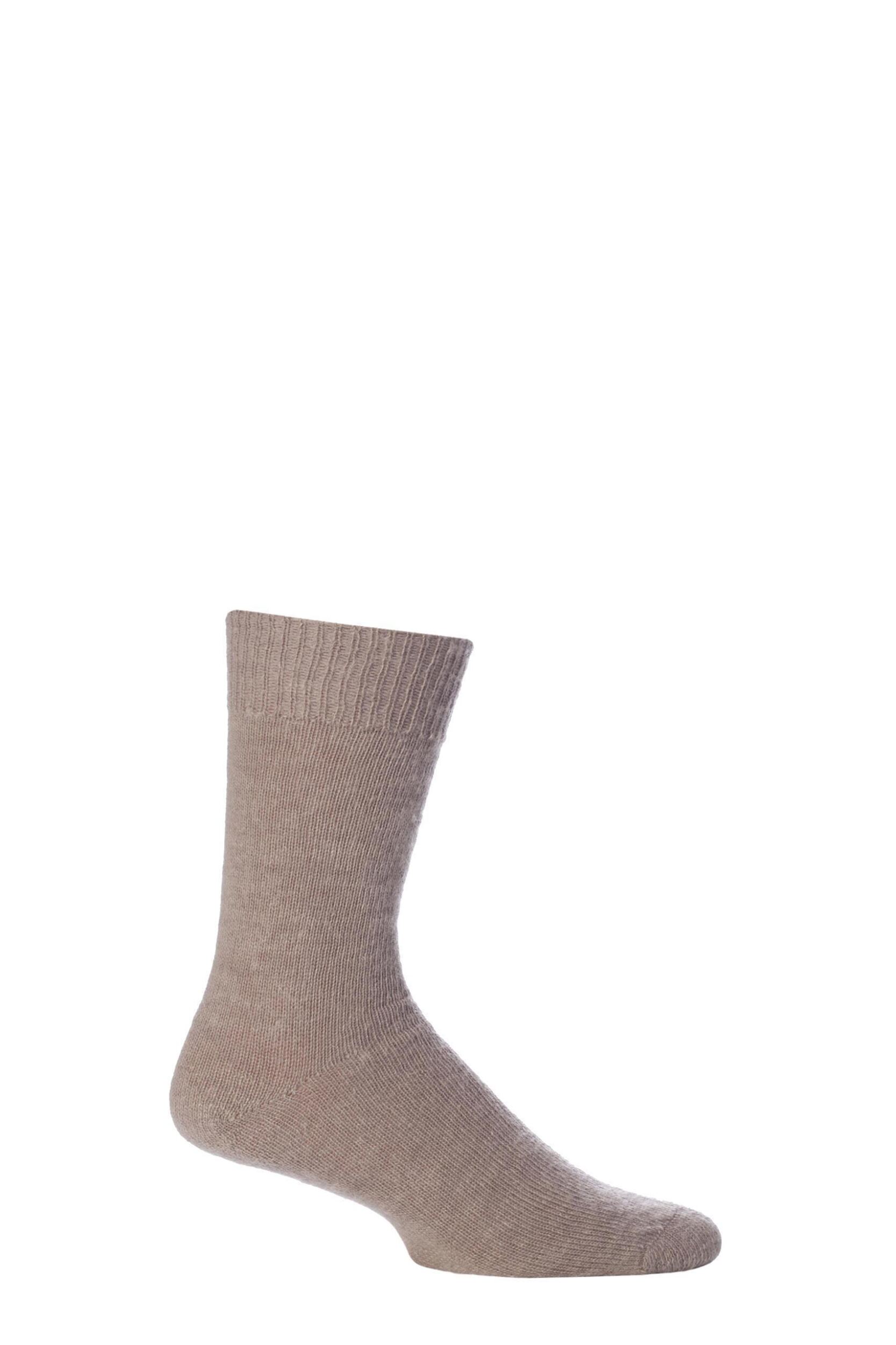 1 Pair Toffee of London Mohair Plain Knit True Socks Unisex 11-13 Unisex - SOCKSHOP of London