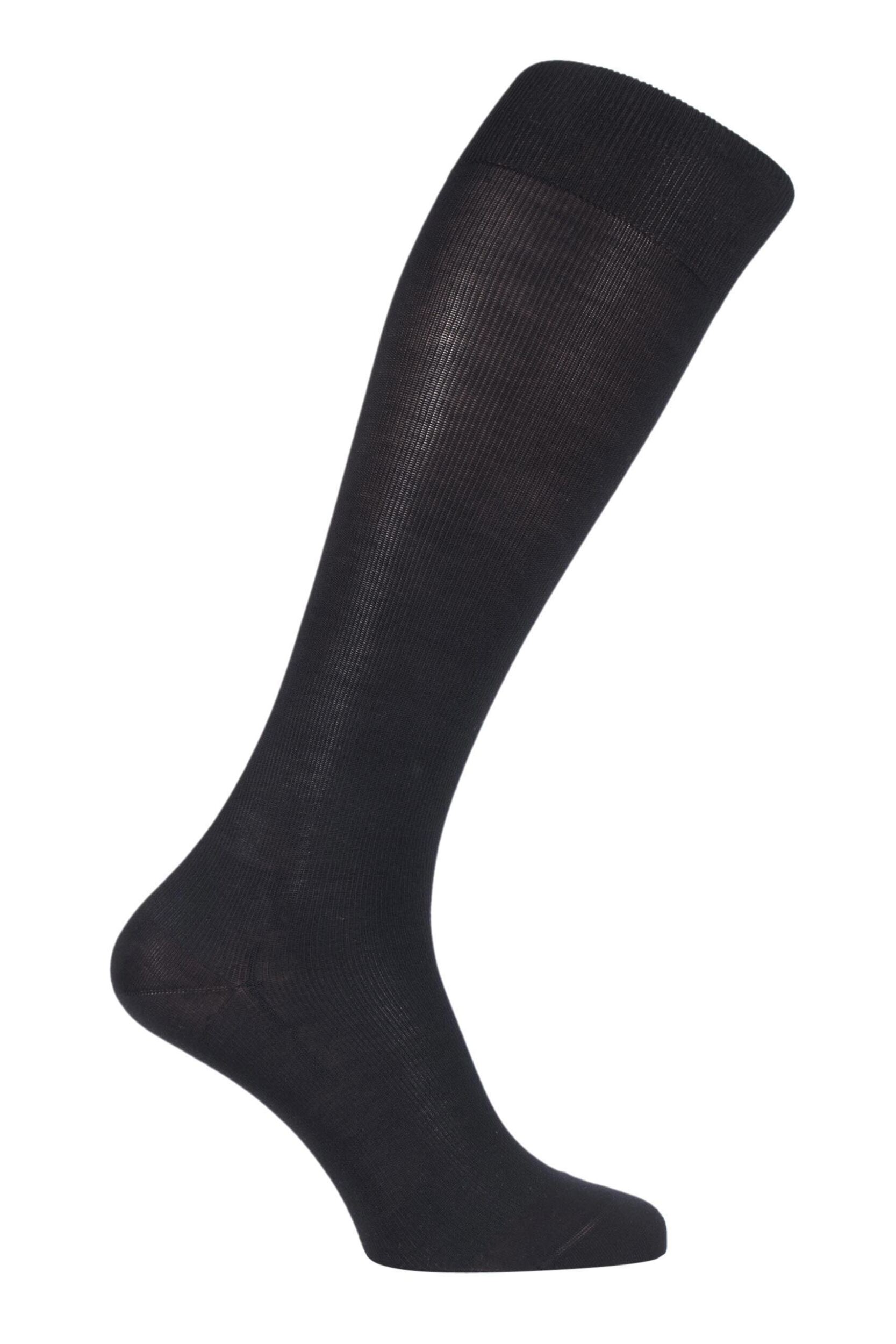 1 Pair Black Energising Cotton Socks Men's 11.5-12.5 Mens - Falke