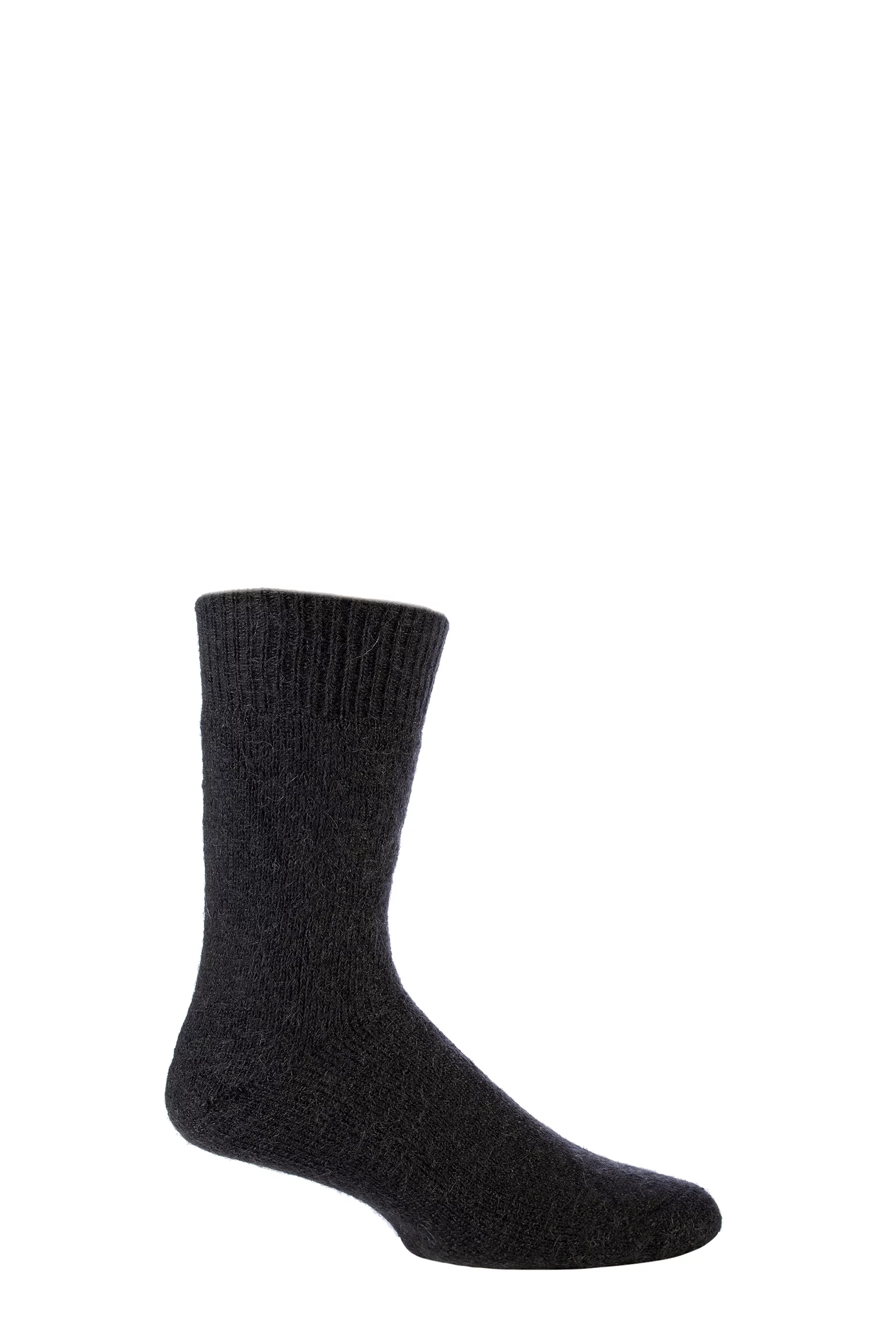 1 Pair Black of London Mohair Boot Socks With Cushioning Unisex 8-10 Unisex - SOCKSHOP of London