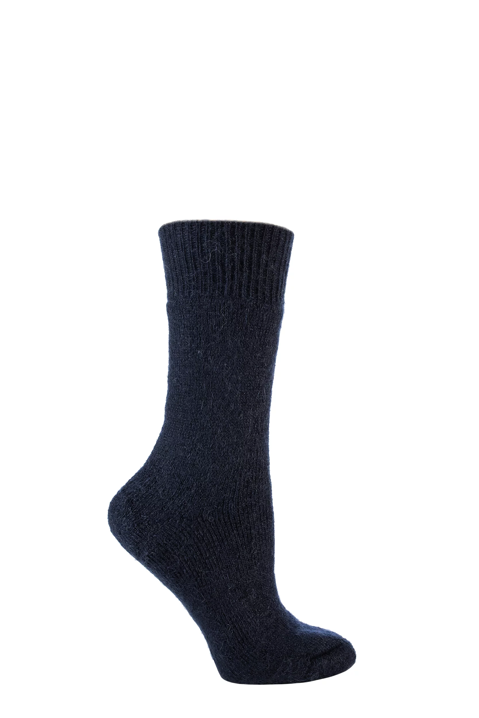 1 Pair Navy of London Mohair Boot Socks With Cushioning Unisex 8-10 Unisex - SOCKSHOP of London