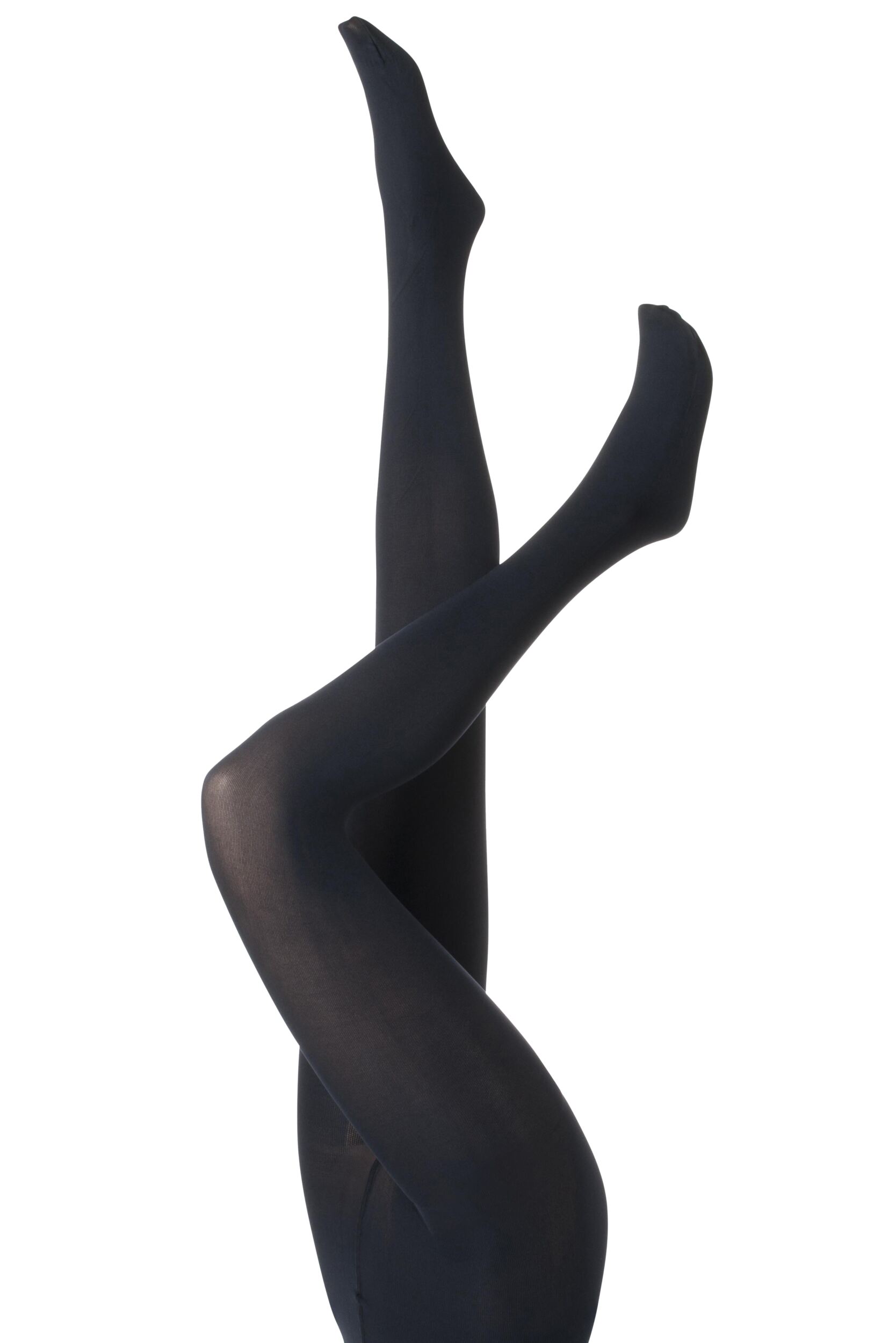 1 Pair Navy 100 Denier Opaque Tights Ladies Medium - Charnos