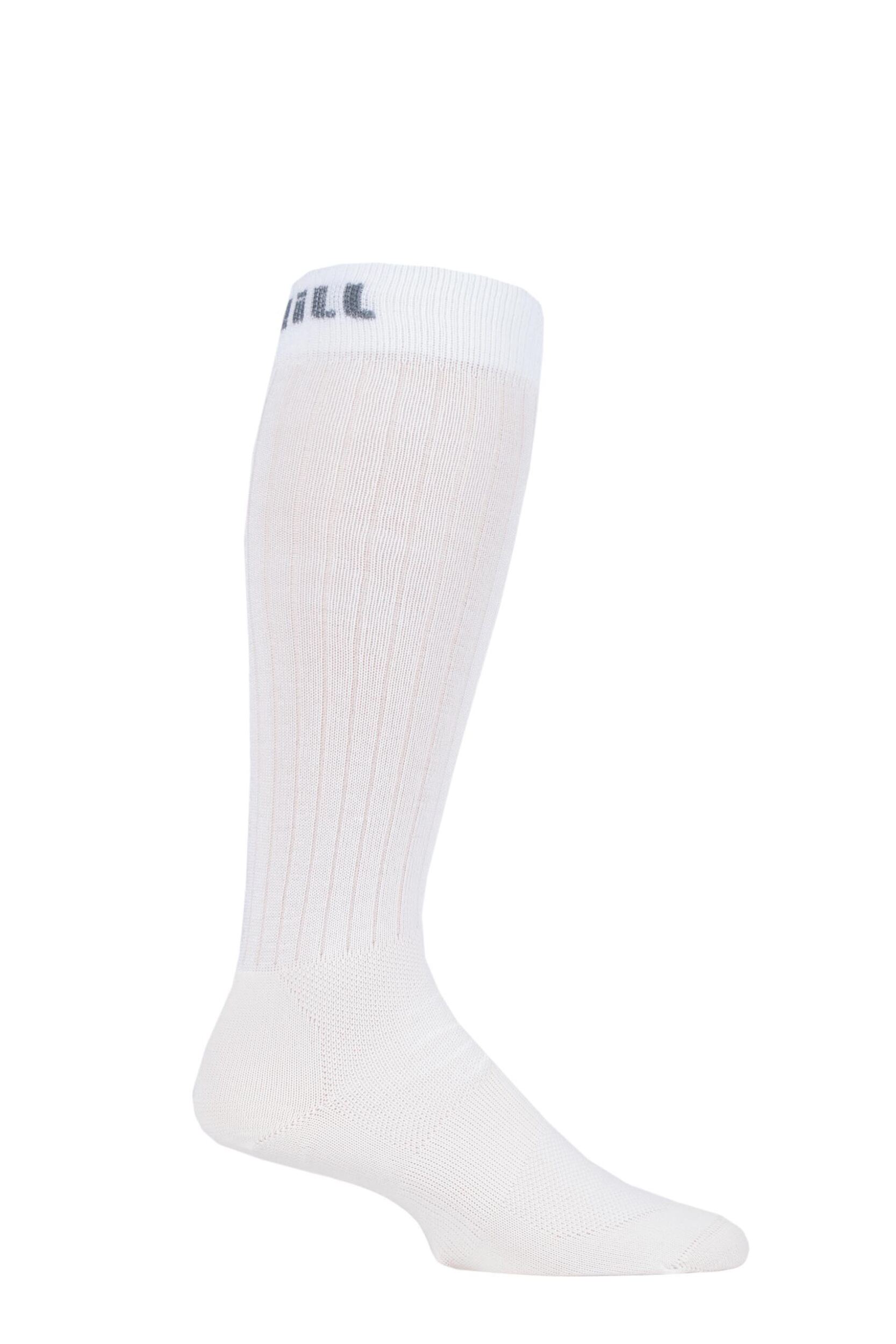 1 Pair White UpHill Sport Course Riding 3 Layer L2 Socks Unisex 3-5 Unisex - Uphill Sport