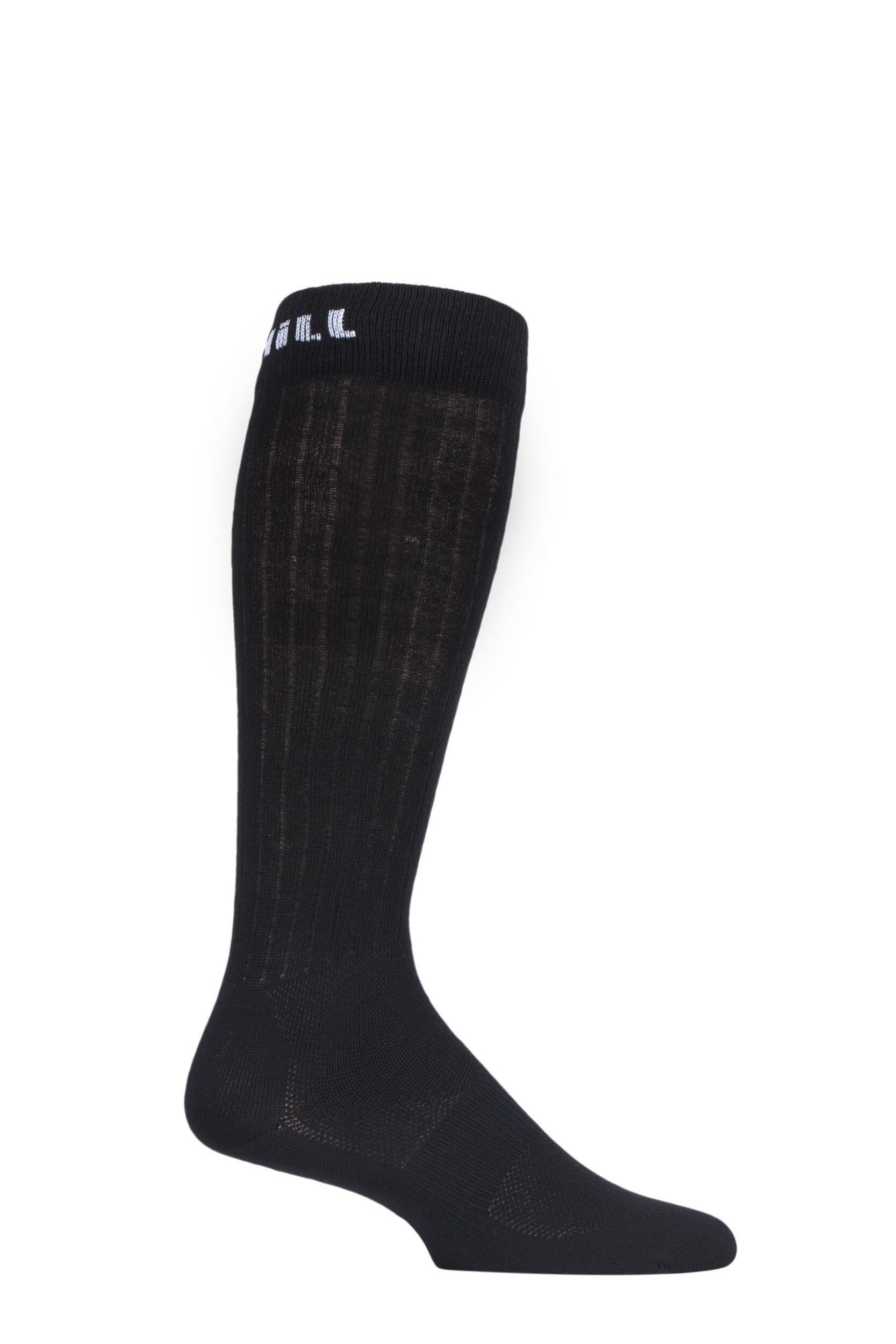 1 Pair Black UpHillSport "Winter Course 3 Layer L3 Horse Riding Socks Unisex 12-2.5 Unisex - Uphill Sport