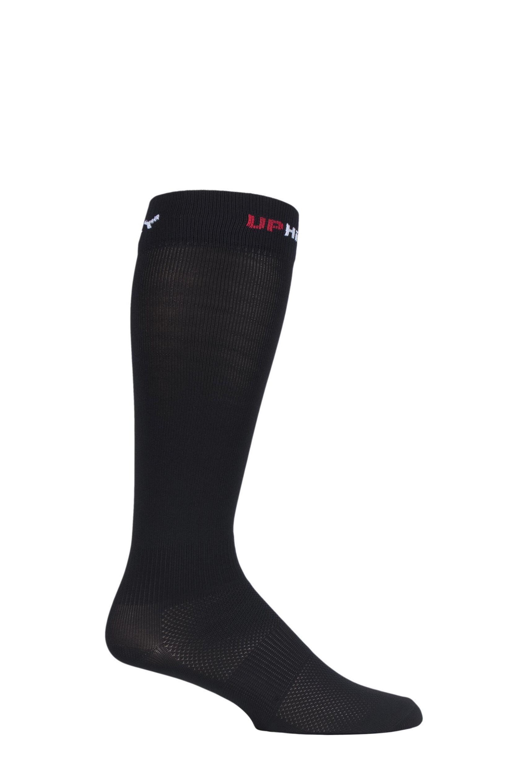 1 Pair Black UpHillSport Pro Ice Hockey L1 Socks Unisex 12-2.5 Unisex - Uphill Sport
