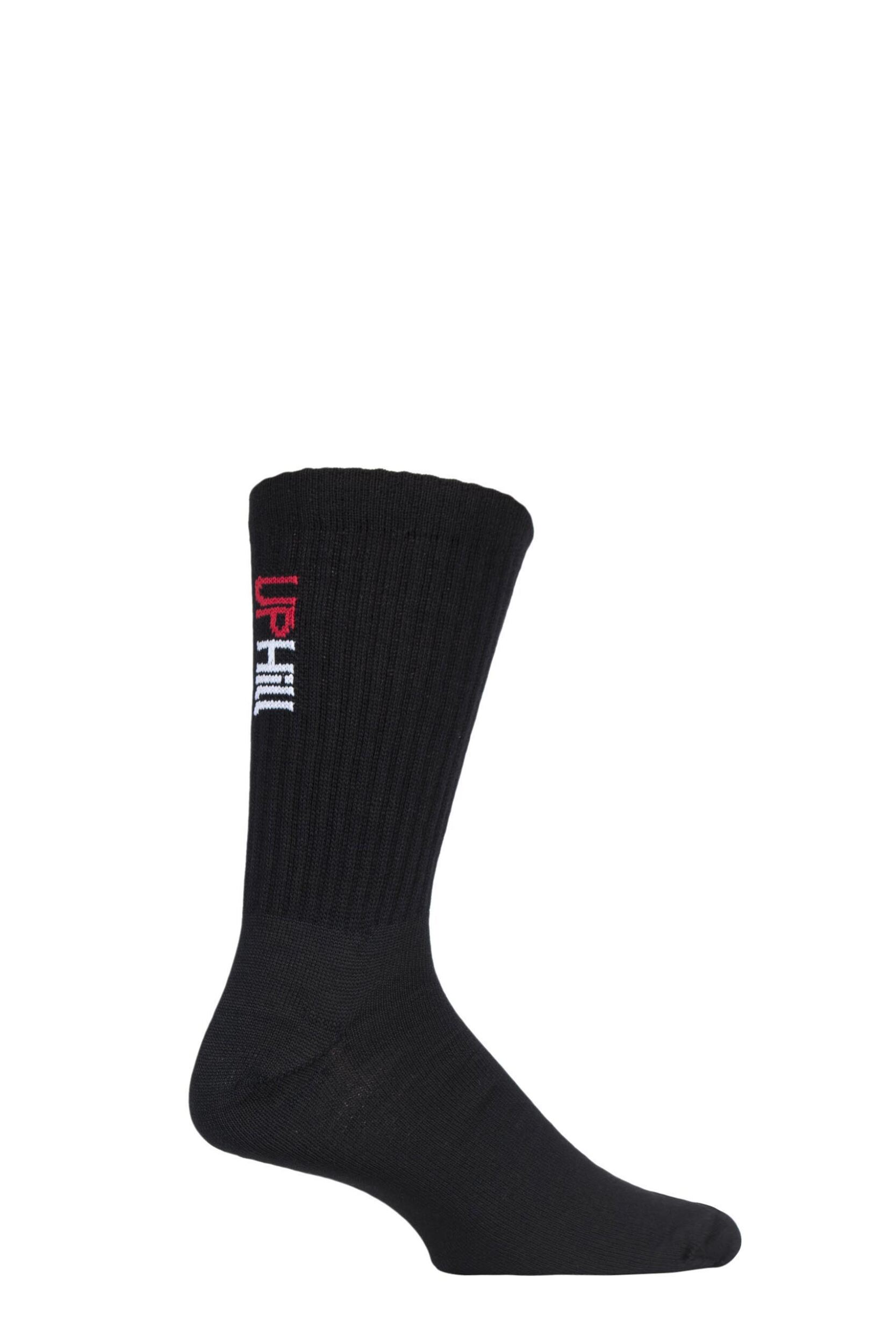 1 Pair Black Made in Finland 3 Layer Sports Socks Unisex 8.5-11 Unisex - Uphill Sport