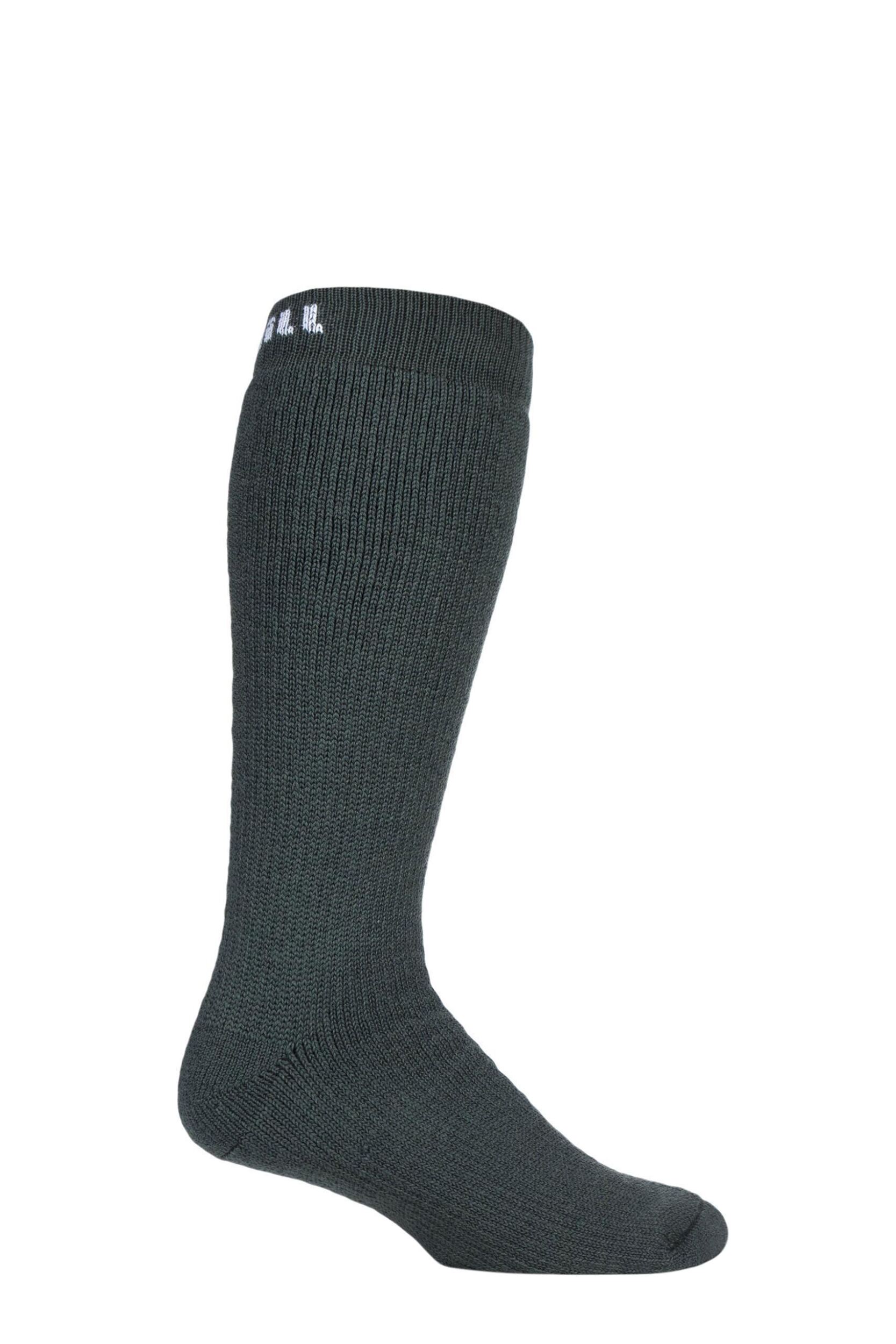 1 Pair Green Made in Finland Extra Cushioned Boot Socks Unisex 3-5 Unisex - Uphill Sport