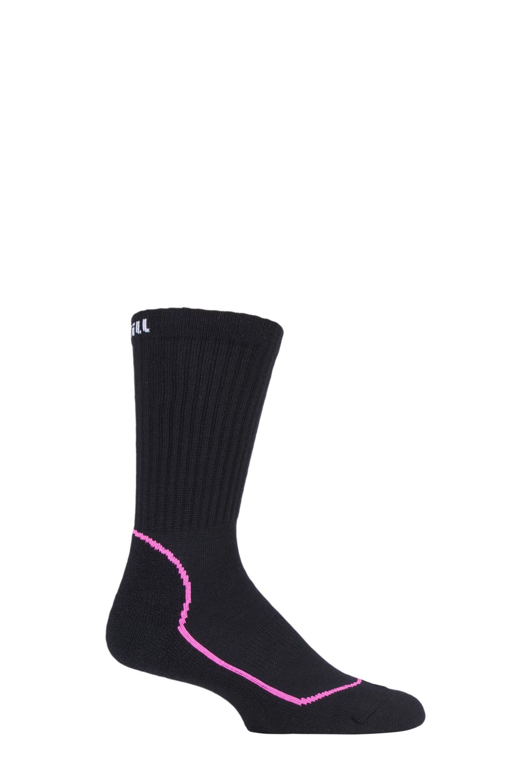 1 Pair Grey / Black UpHill Sport Suomu Mountain 4 Layer H5 Socks Unisex 3-5 Unisex - Uphill Sport