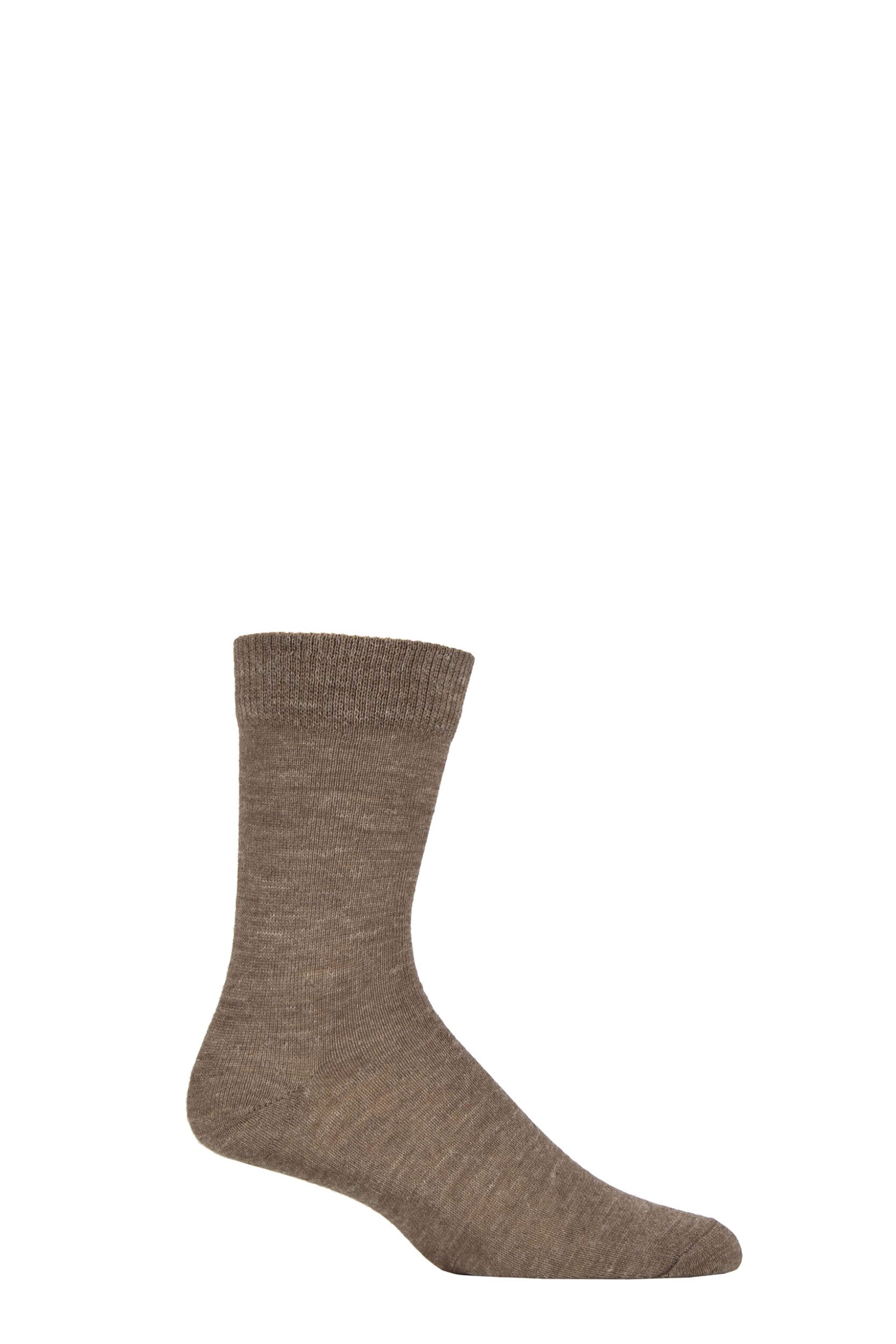 UphillSport 1 Pair Valkee Alpaca Wool Ultrasoft Socks Brown 5.5-8 Unisex