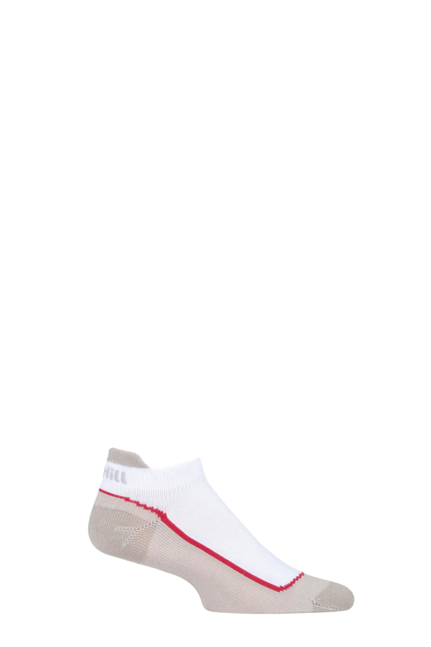 1 Pair Beige UpHill Sport Bermuda Golf Low 3 Layer L2 Socks Unisex 3-5 Unisex - Uphill Sport