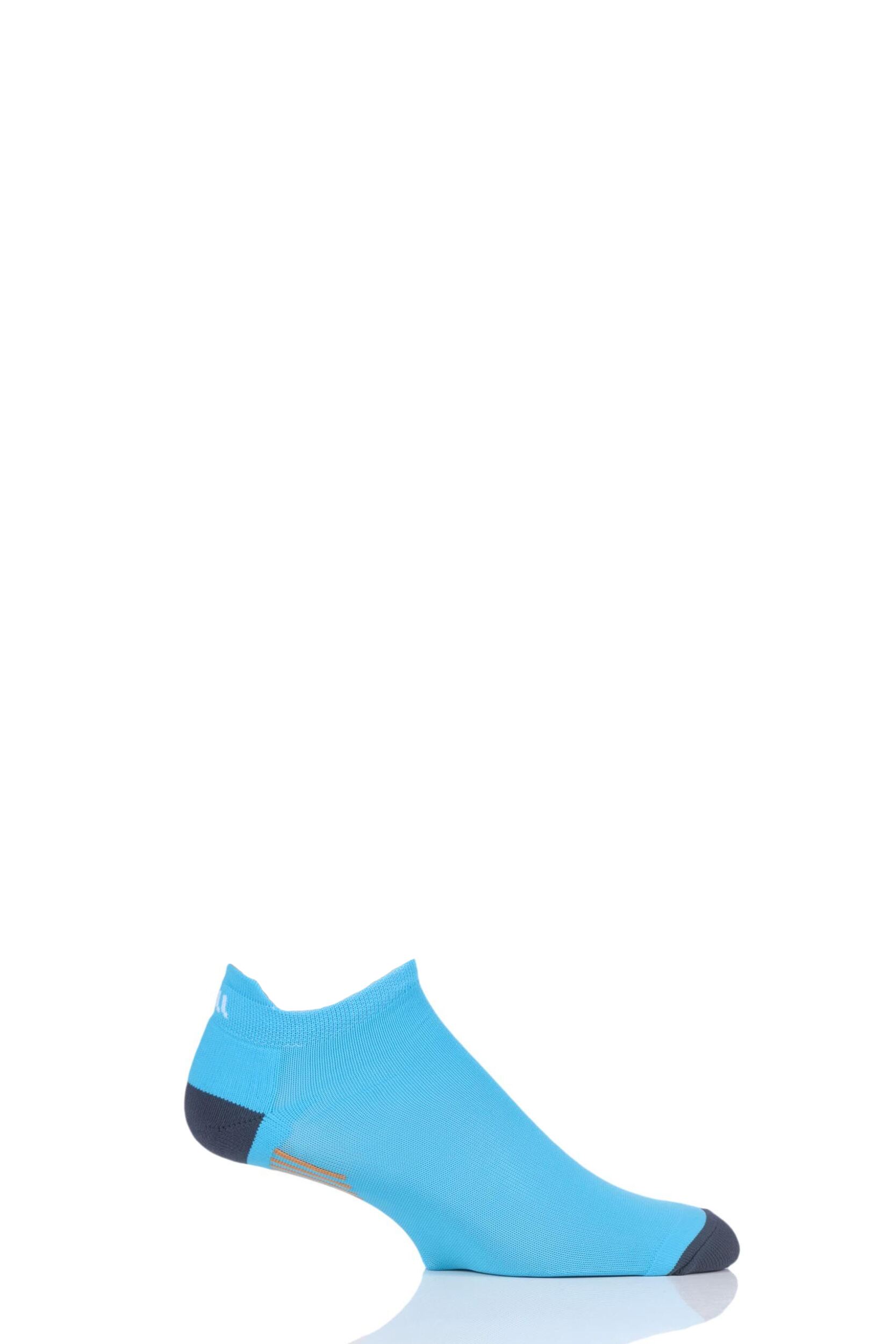 1 Pair Turquoise / Black UpHill Sport Trail Low Running L1 Socks Unisex 3-5 Unisex - Uphill Sport