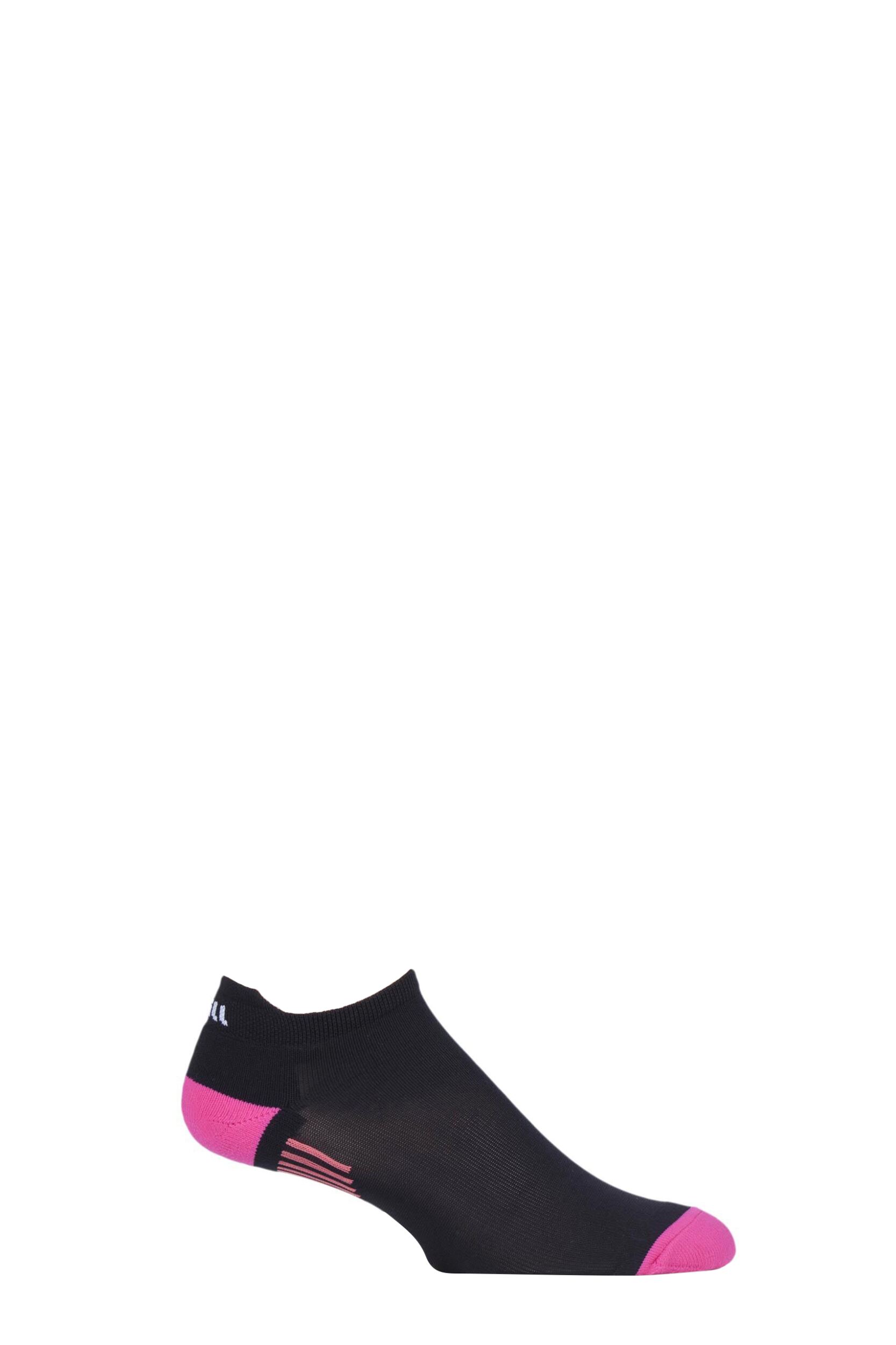 1 Pair Black / Pink UpHill Sport Trail Low Running L1 Socks Unisex 3-5 Unisex - Uphill Sport