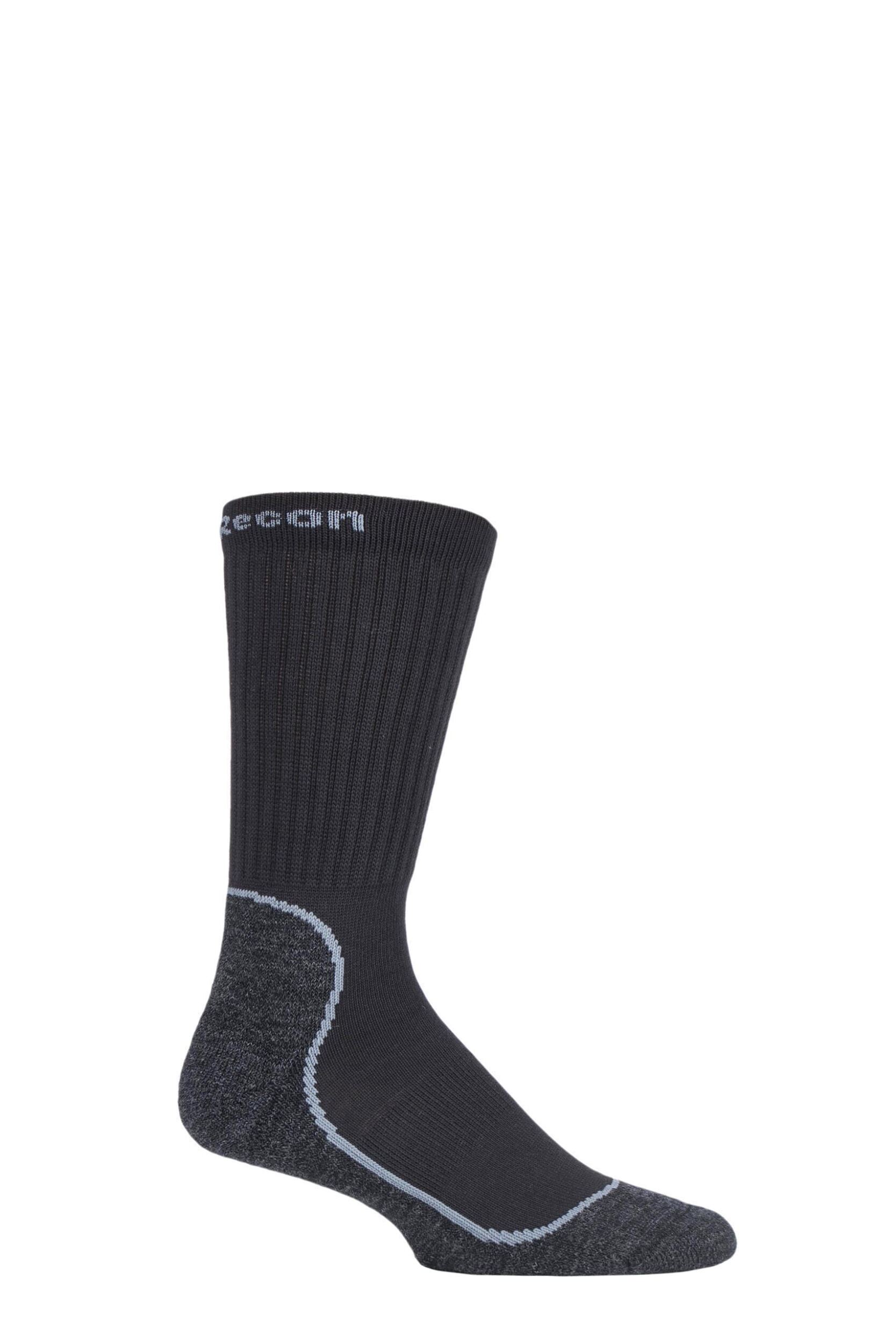 1 Pair Black UpHill Sport Recon Tactical 4-Layer M5 Socks Unisex 3-5 Unisex - Uphill Sport