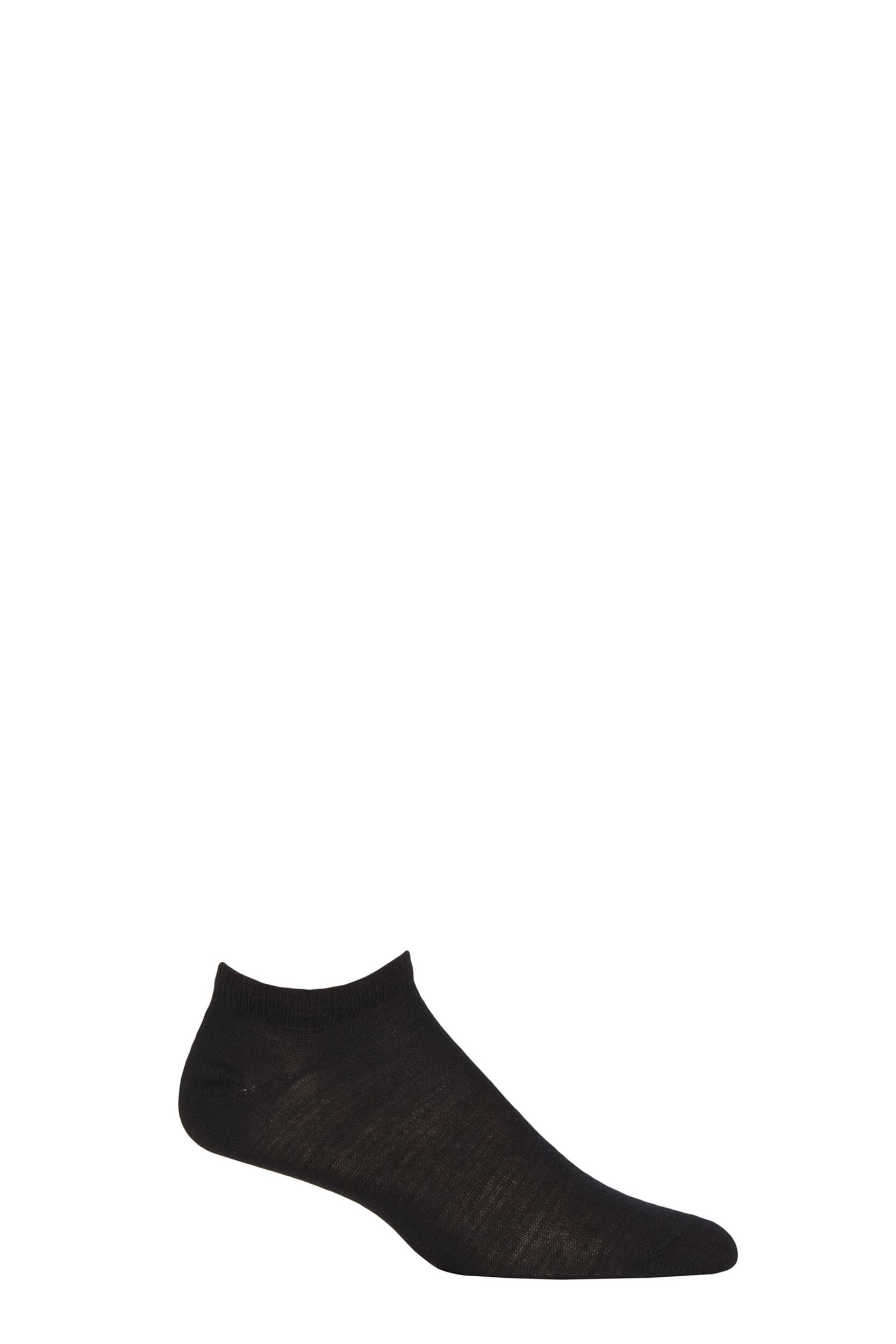 UphillSport 1 Pair Lammi Lifestyle Merino Trainer Socks Black 5.5-8 Unisex