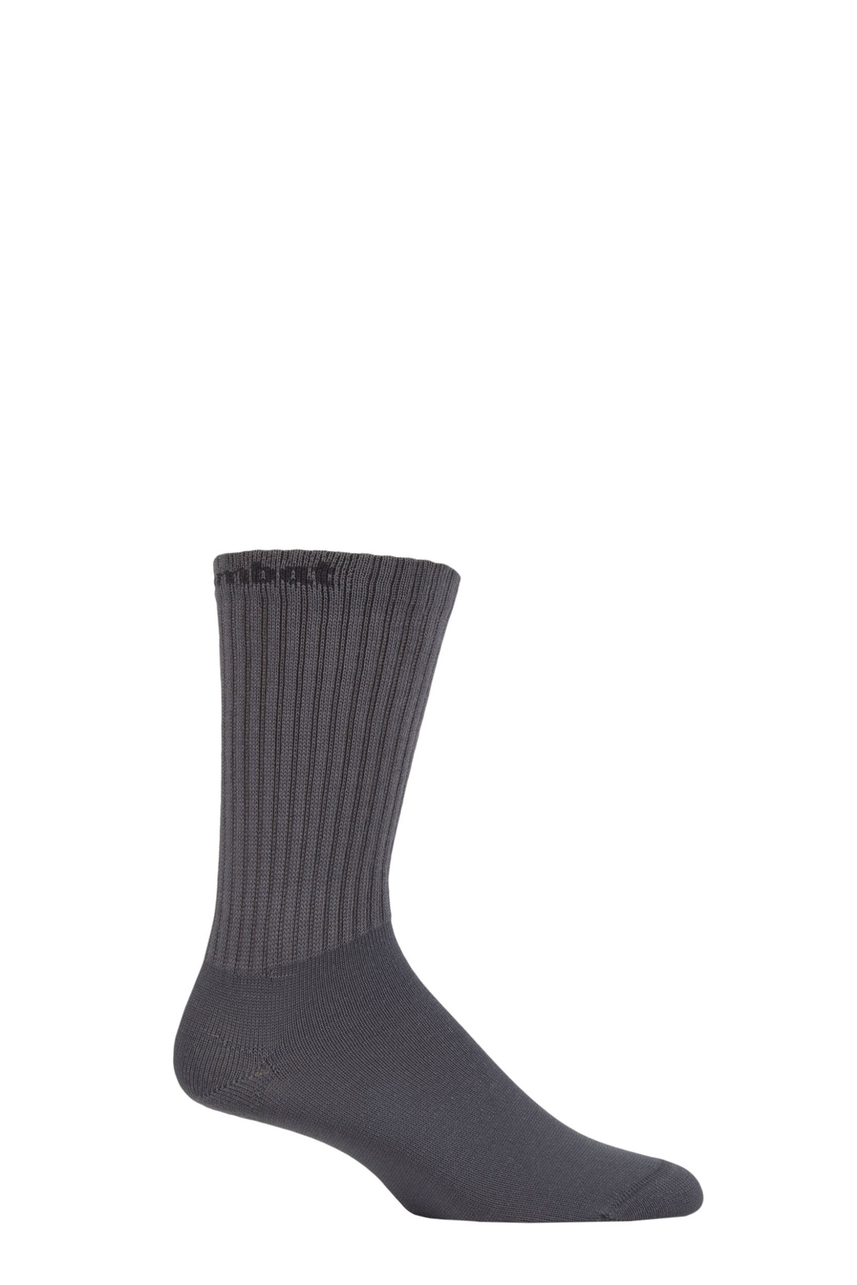 UphillSport COMBAT Boot Socks 3-Layer Duratech L2 with Bamboo Grey 3-5 Unisex