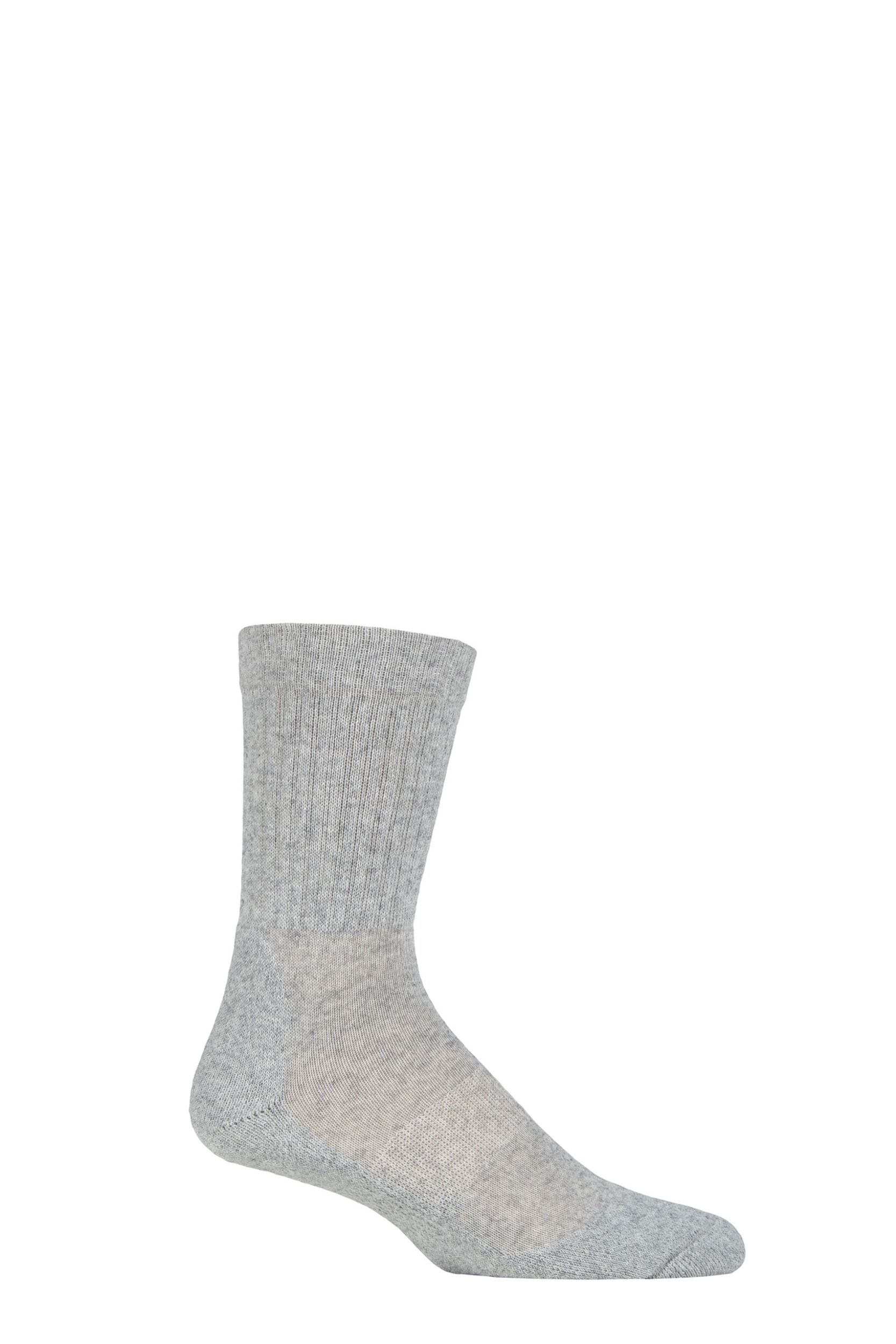 UphillSport 1 Pair Noki Upcycled Wool Sports Socks Grey 3-5 Unisex